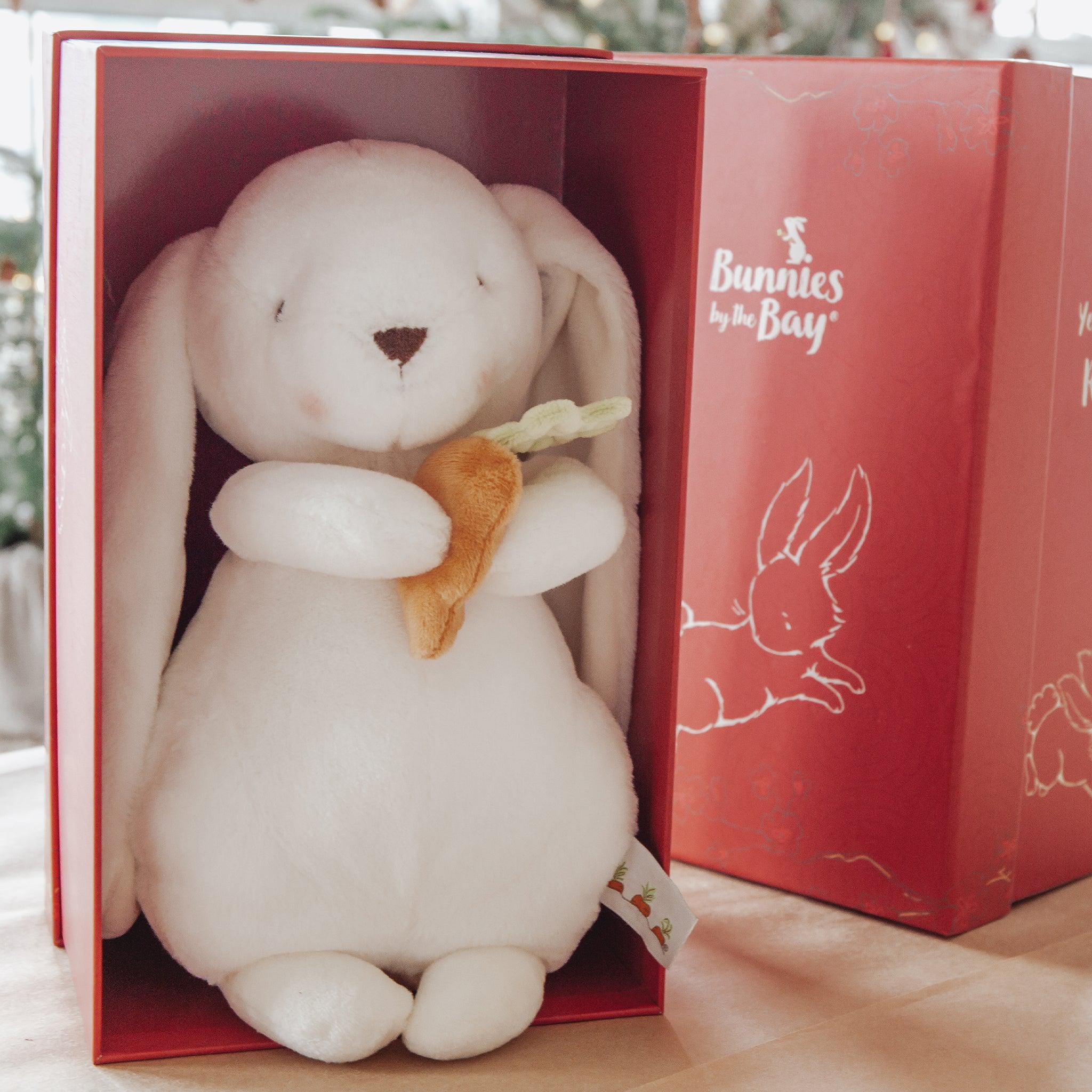 Limited Edition Year of the Rabbit Plush Toy - Collectible Bunny Stuffed Animal with Red Gift Box - Perfect for Chinese New Year Gifts & Home Decor