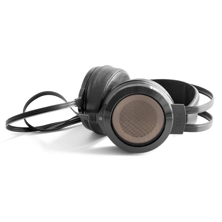 STAX SR-007MK2 Black Electrostatic Headphones - Premium Open-Back Audiophile Headset for Studio & Home Listening (Open Box, Discontinued Model) - Perfect for Critical Listening, Music Production & Hi-Fi Enthusiasts