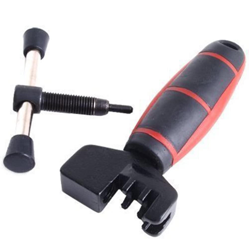 Universal Bike Chain Breaker Tool - Heavy Duty Steel Chain Splitter & Cutter for 8/9/10 Speed Bicycle Chains - Perfect for Road & Mountain Bike Chain Repair & Maintenance - Essential Cycling Gear for DIY Repairs & Trailside Fixes