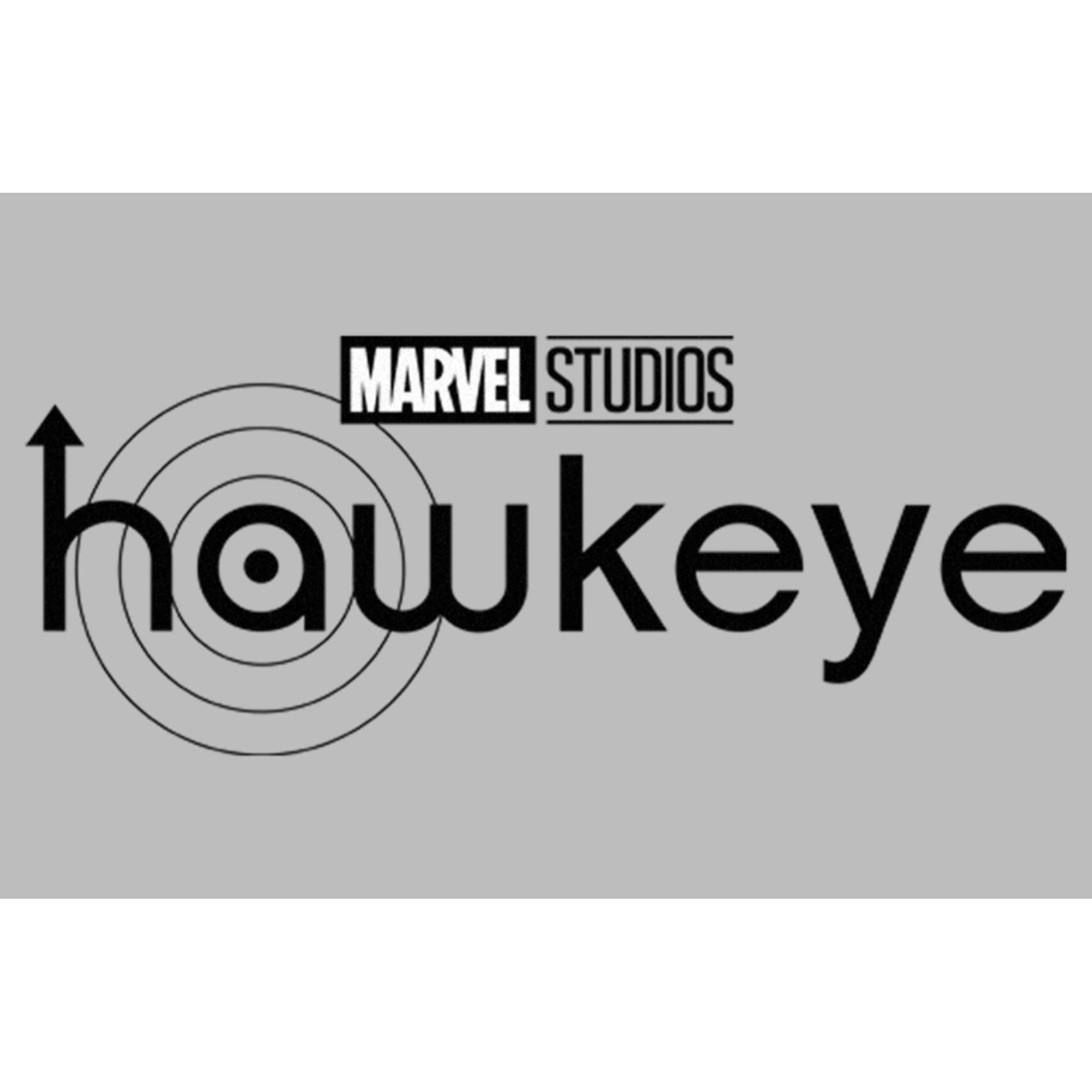 Marvel Boys' Hawkeye Black Logo Hoodie - Kids Superhero Sweatshirt for Casual Wear & Cosplay | Soft Cotton Pullover for School, Playdates & Comic Con