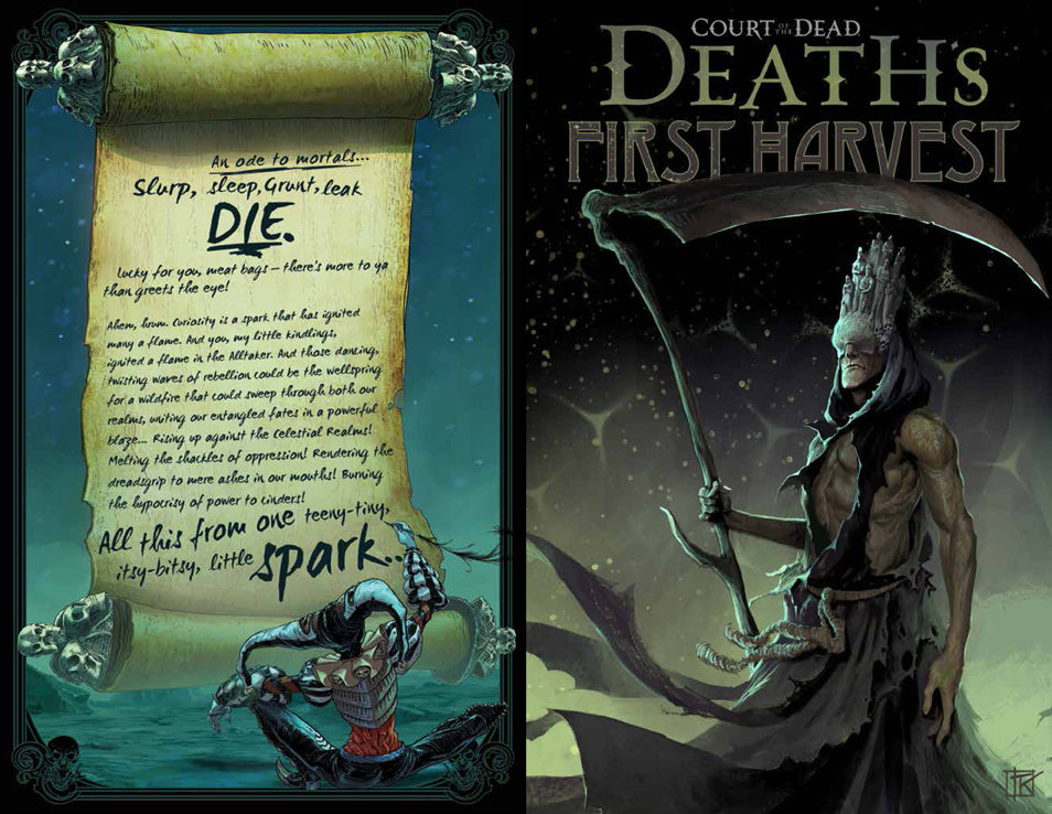 Court of the Dead: Grave Tales - Gothic Horror Collectible Figures for Home Decor & Fan Display | Perfect for Halloween Decorations & Dark Fantasy Collections