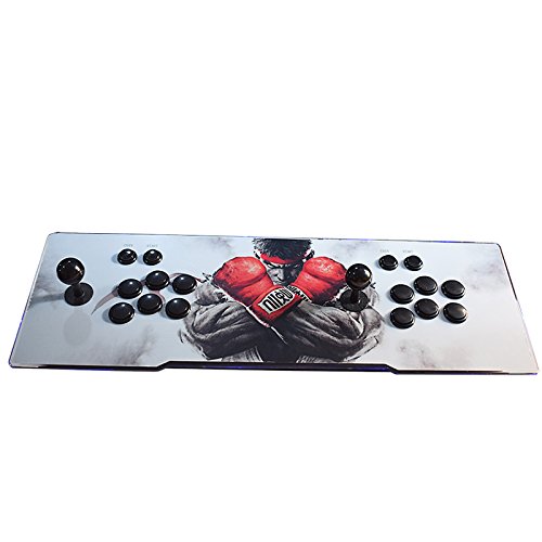 Pandora Box 5S 999-in-1 Arcade Game Console - White Metal & Acrylic Edition | Retro Gaming System for Home & Arcade Entertainment