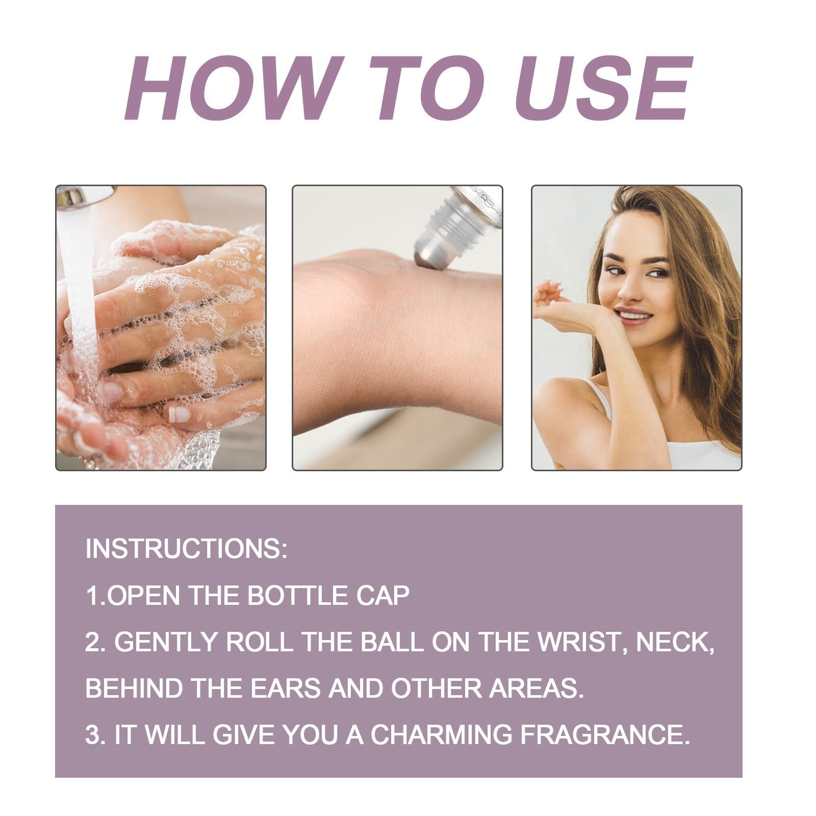 Women's Pheromone Perfume Roll-On - Long Lasting Attraction Cologne for Her | Boost Confidence & Attractiveness | Date Night, Romantic Occasions, Everyday Wear