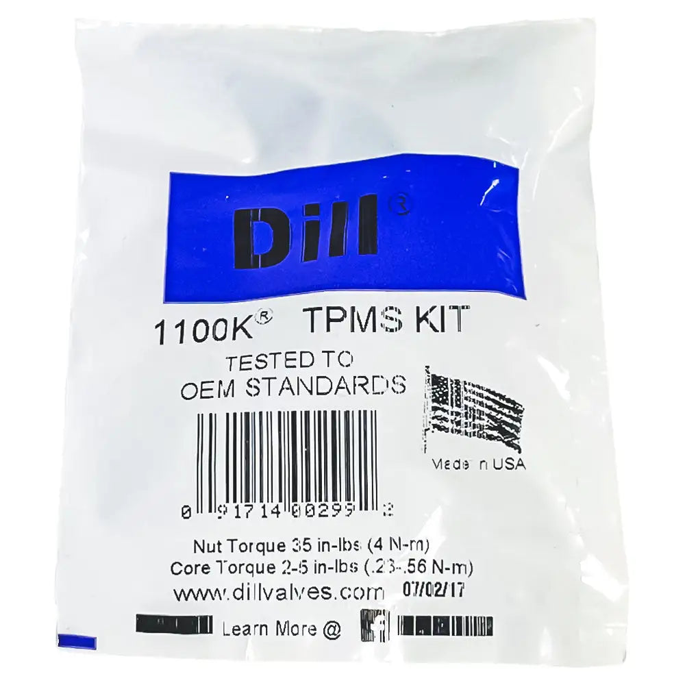 Dill TPMS Service Kit D 1100K - Complete Tire Pressure Monitoring System Repair Kit for Cars & Trucks - Easy DIY Installation for Home Mechanics & Auto Shops
