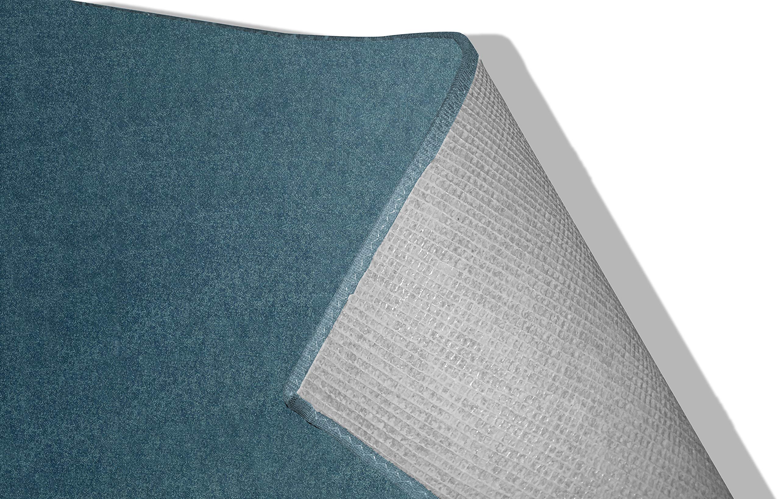 Caribbean Ocean Teal Blue Area Rug - 30 oz. ½