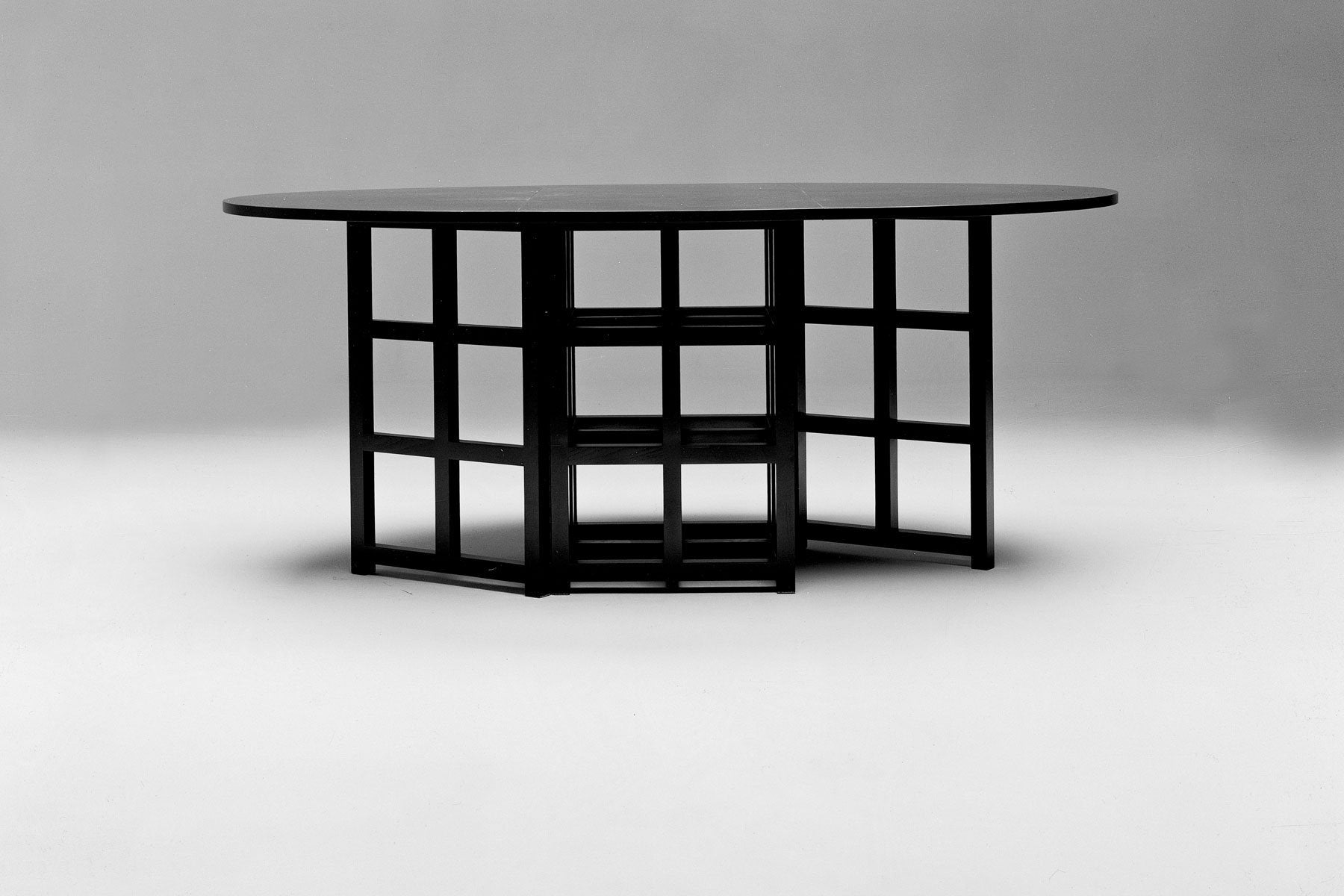 Charles Rennie Mackintosh Style Gate Leg Folding Table - Vintage Inspired Drop Leaf Dining Table for Small Spaces - Perfect for Apartments, Breakfast Nooks & Tea Rooms