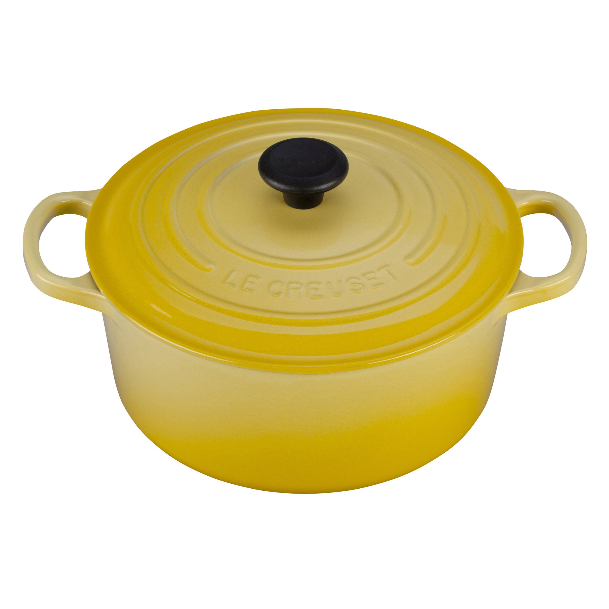 Le Creuset Signature Enameled Cast Iron 3.5 Quart Round Dutch Oven - Yellow (Soleil) | Premium French Cookware for Braising, Baking & Slow Cooking | Stovetop to Oven Safe