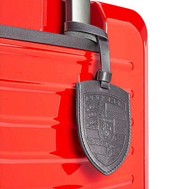 Porsche Roadster Hardcase Trolley Luggage - Medium Size, Guards Red | Stylish Durable Suitcase for Business Travel & Weekend Getaways