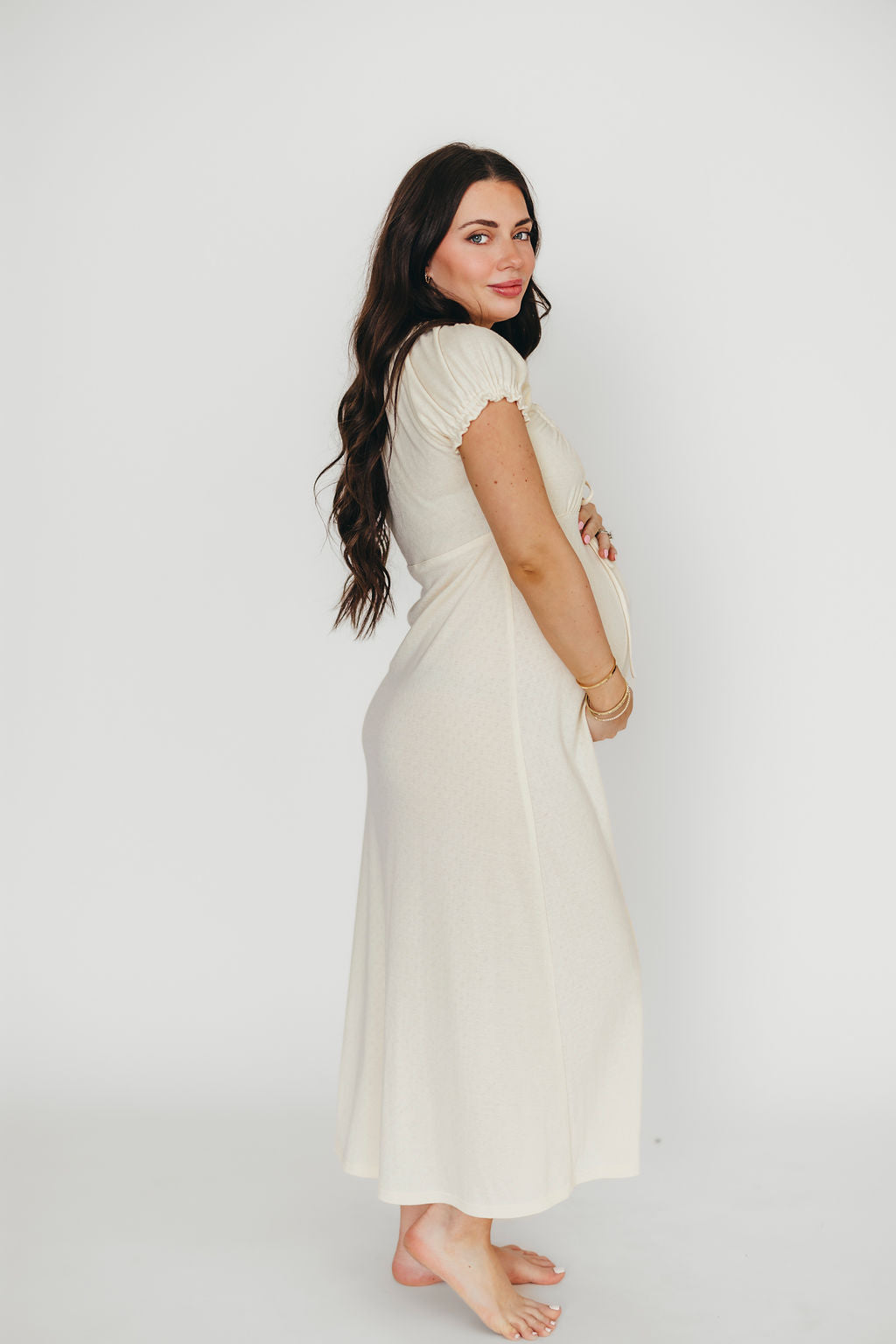 Remi Maxi Dress in Custard - Elegant Flowy Long Dress for Women | Perfect for Summer, Beach, Weddings & Casual Outings
