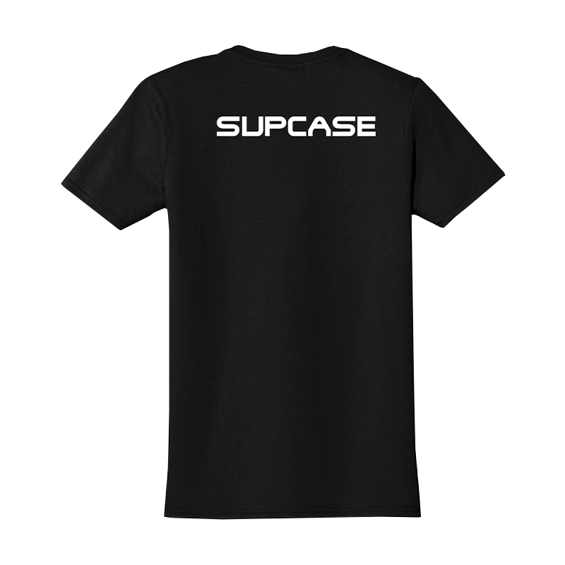 Official Limited Edition SUPCASE Fitted V-Neck T-Shirt for Men & Women - Soft Cotton Casual Tee for Everyday Wear, Gym & Outfits