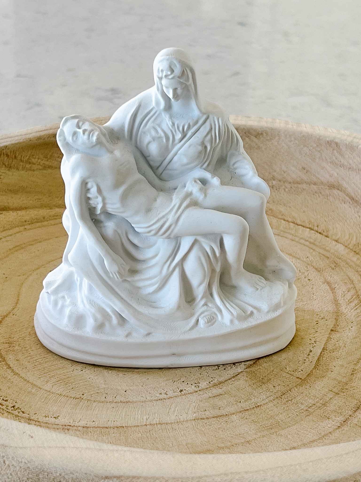 Pieta Statue - Handcrafted Virgin Mary & Jesus Sculpture for Home Decor, Garden, and Church Altar | Religious Art & Christian Gift