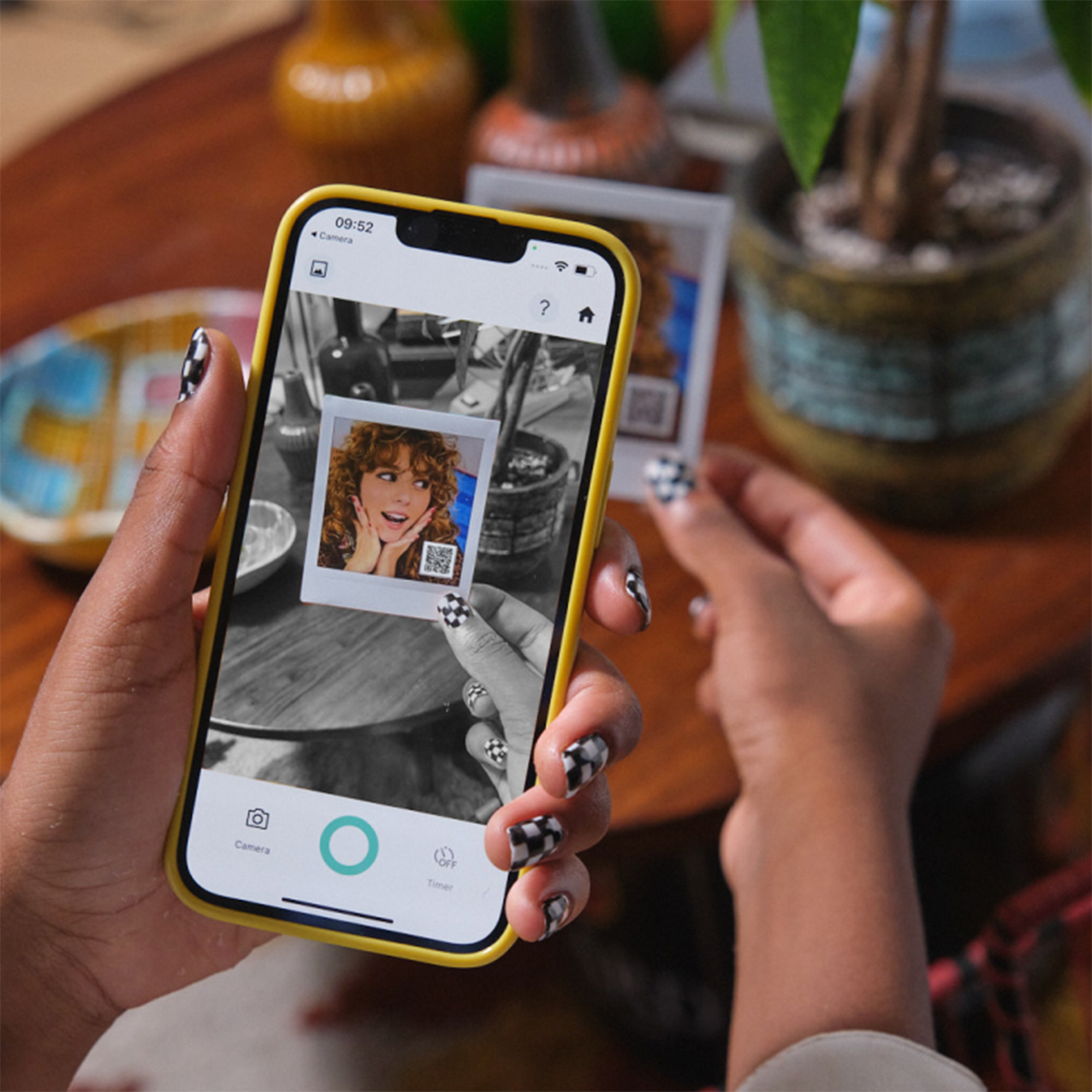 Fujifilm Instax Square Link Smartphone Printer - Print Photos Instantly from Phone in Midnight Green | Perfect for Travel, Parties & DIY Scrapbooking