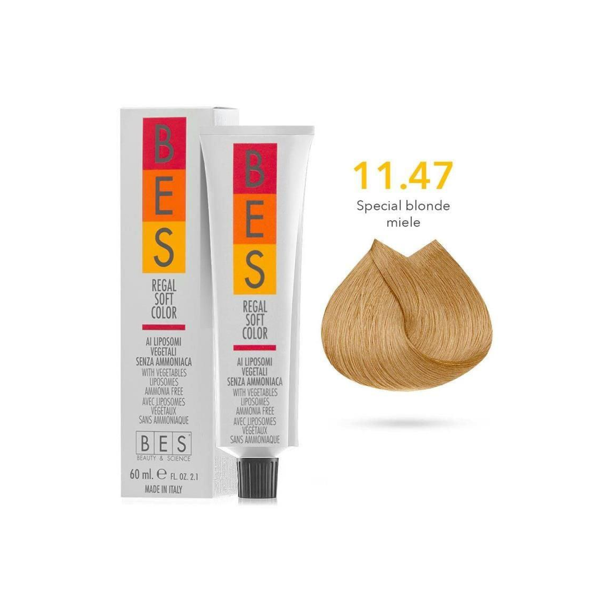 BES Regal Soft 11.47 Honey Special Blonde Hair Extensions - Natural Looking Blonde Hair Weft for Volume & Length - Perfect for Parties, Weddings & Everyday Styling