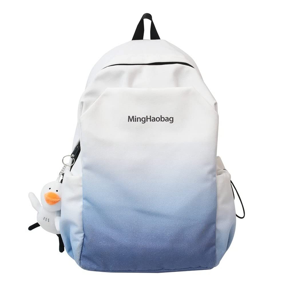 Gradient School Backpack for Students - Lightweight Laptop Daypack for Travel & School (Blue) - Perfect for Girls & Boys