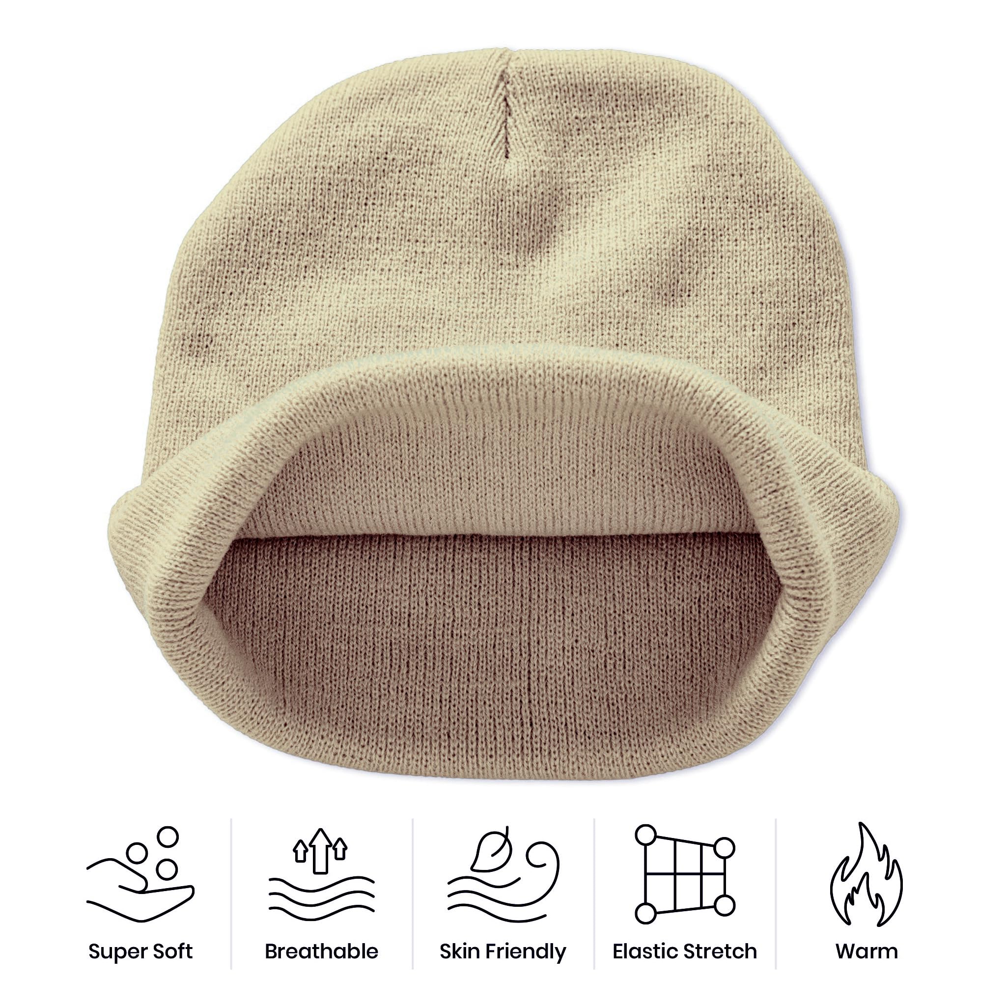 Stylish Yellow Duck Embroidered Beanie Hat for Men & Women - Funny Graphic Knit Winter Skull Cap - Perfect Gift for Duck Lovers - Great for Cold Weather, Outdoor Activities, and Casual Fashion