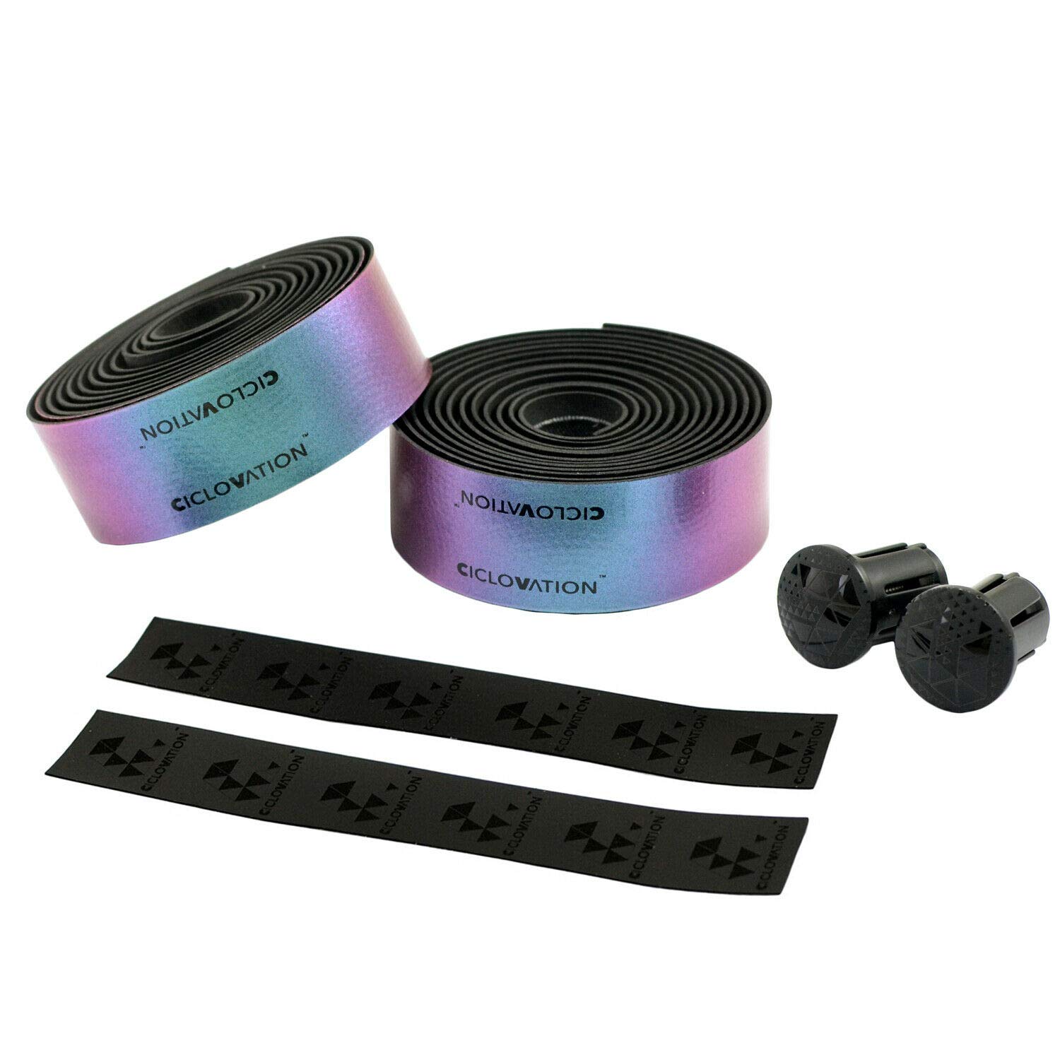 Premium Leather Touch Chameleon Bar Tape Handlebar Tape - Chameleon Violet Purple (SY4100) | Comfortable & Durable Bicycle Grip for Road Bikes & Commuting