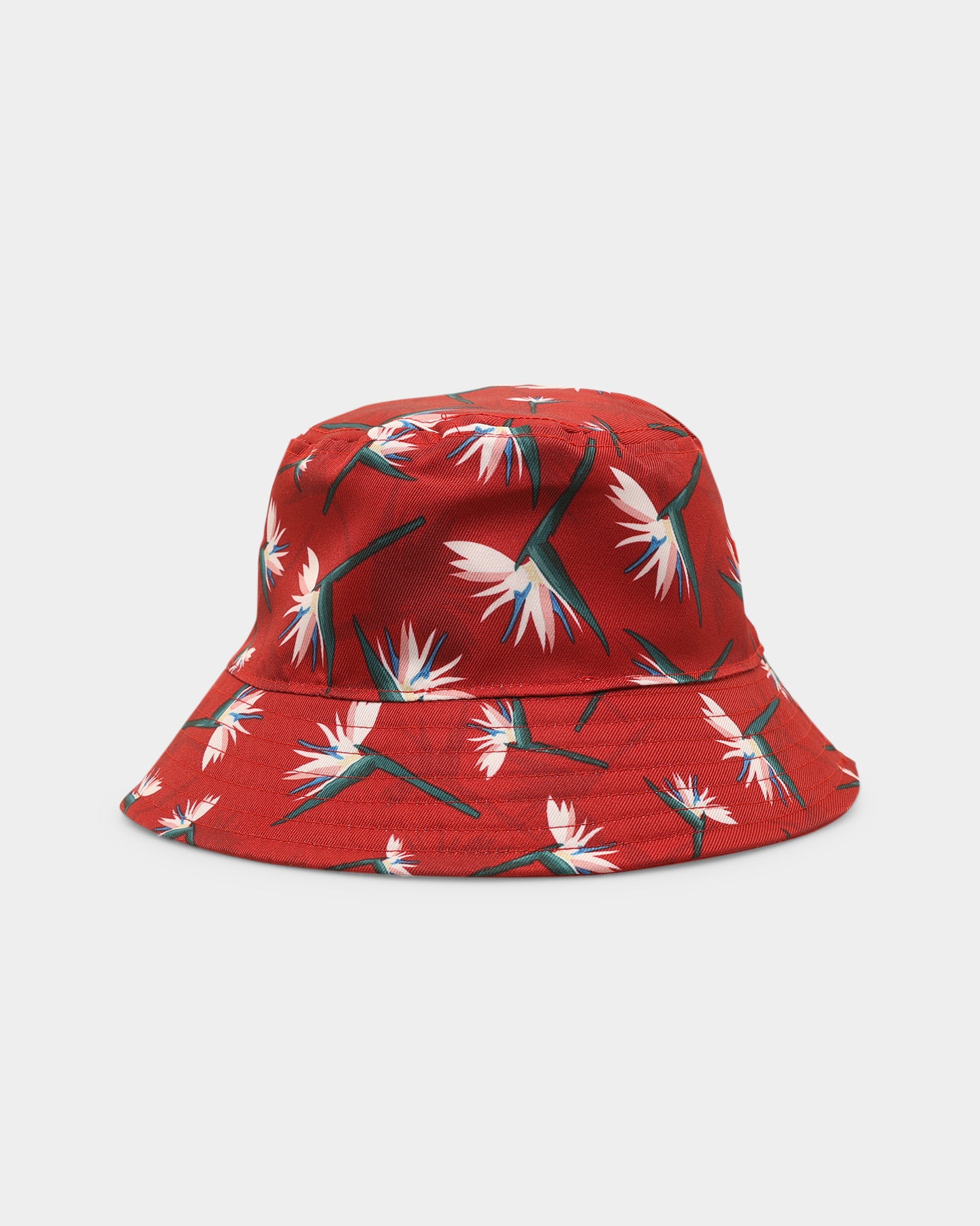 Adidas Bucket Hat for Men & Women - Red & Off White Adjustable Sun Hat for Outdoor Sports, Beach, Hiking & Casual Wear