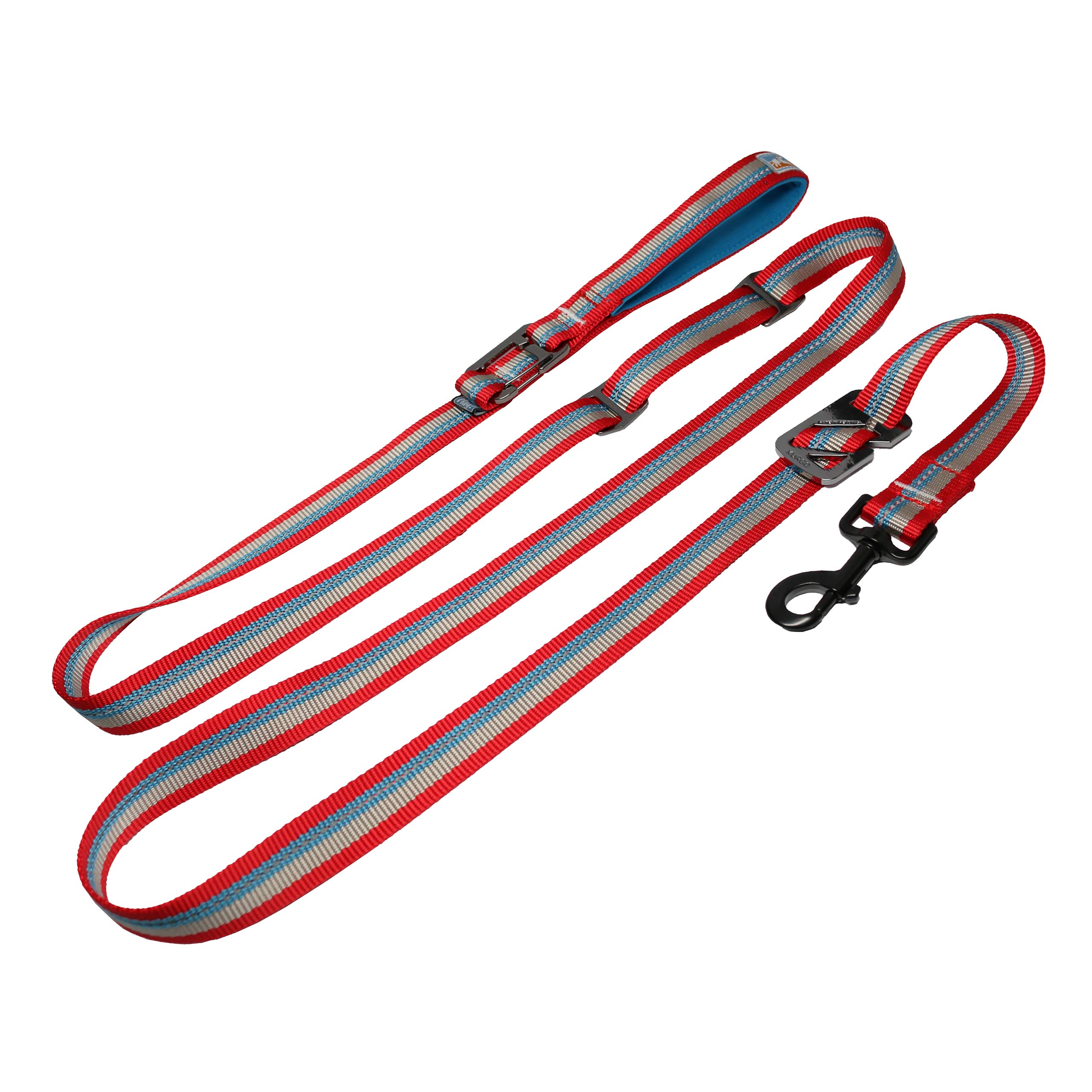 Kurgo Walk About Traffic Lead - No Pull Dog Leash with Adjustable Length & Reflective Trim for Quick Control - Perfect for City Walks, Nighttime Safety & Training Sessions