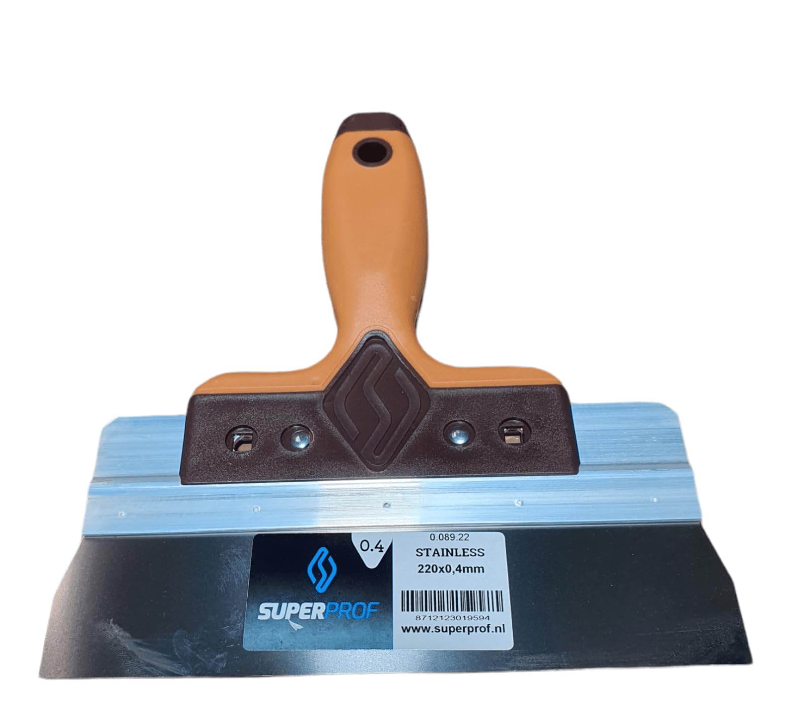Superprof Soft Grip Gypsum Spatula 480mm - Professional Drywall & Plastering Tool for Smooth Finishing - Perfect for DIY Home Renovation and Construction Projects
