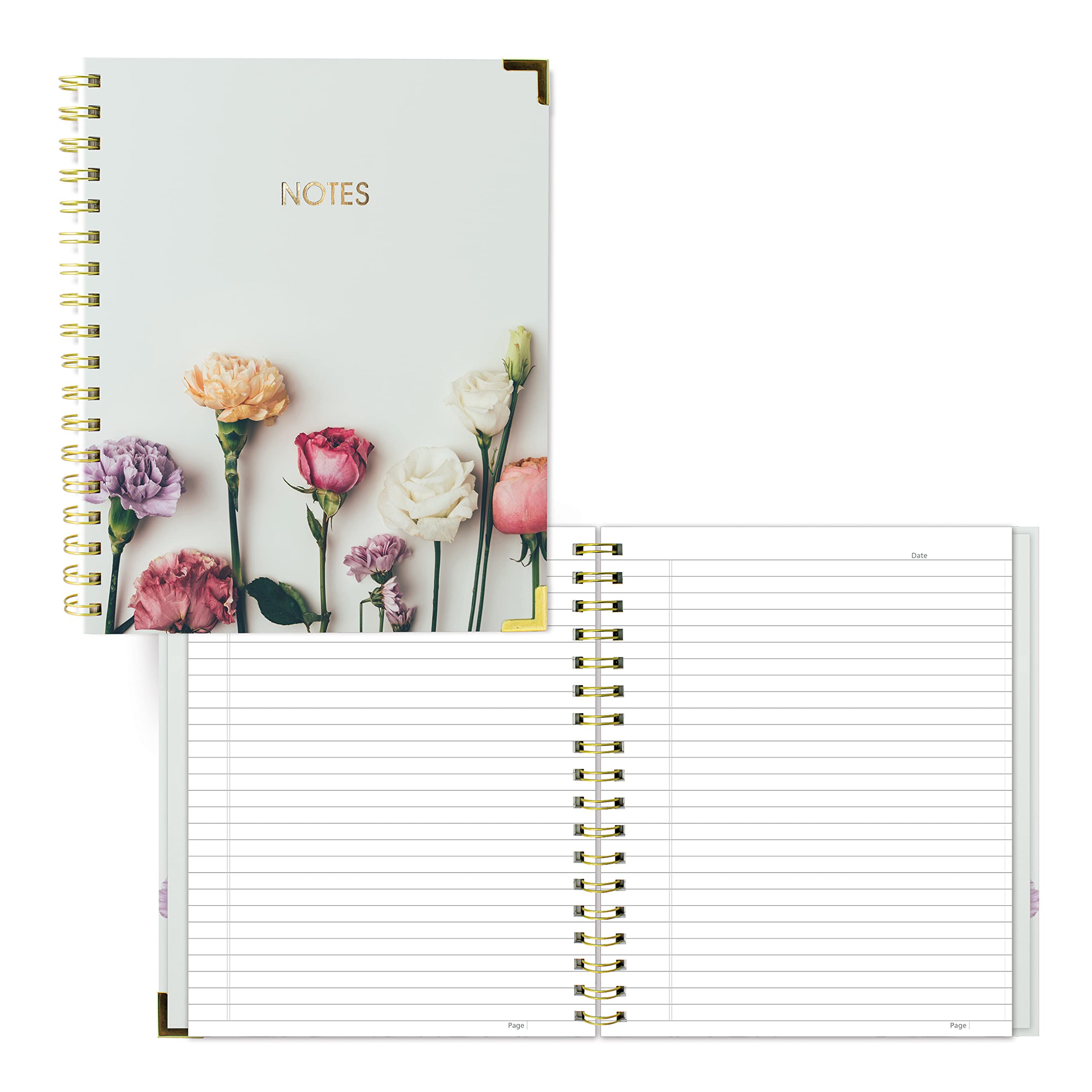 Rediform Romantic Flower Notebook - Elegant Journal for Writing, Sketching & Gift Giving - Perfect for Valentine's Day, Anniversaries & Special Occasions