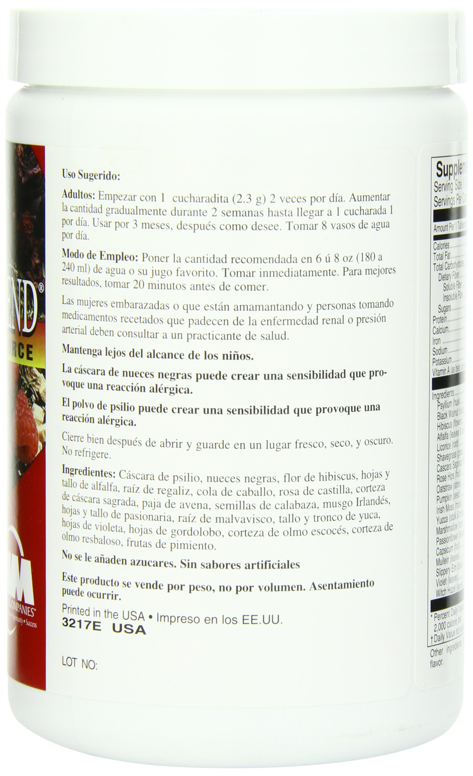 AIM Herbal Fiberblend Raspberry Powder 13 oz - Natural Digestive Support & Detox Supplement for Weight Management - Perfect for Smoothies, Juices & Healthy Lifestyle