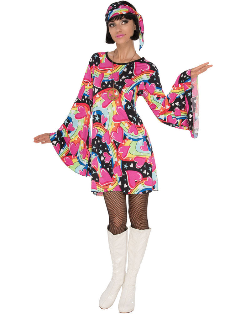 60s Go Go Girl Women's Costume - Retro Dance Outfit for Halloween, Parties & Themed Events