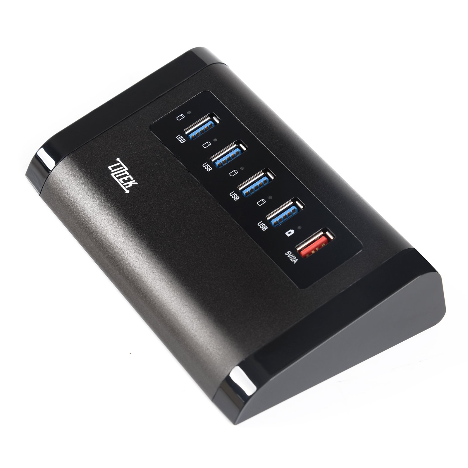 4-Port USB 3.0 Hub with 5Gbps High-Speed Data Transfer - Expand Your Laptop/PC Connectivity for Home Office, Gaming & Multimedia