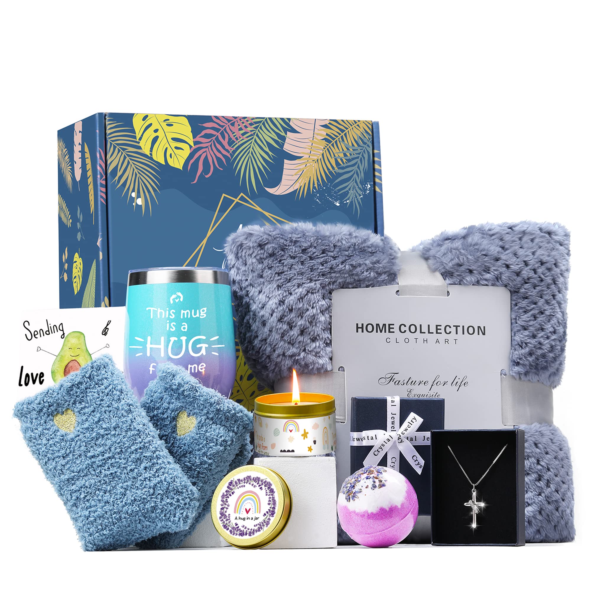 Yolidas Luxury Spa Gift Basket for Women - Birthday, Christmas & Valentine's Day Care Package - Perfect Gifts for Wife, Girlfriend, Sister - Relaxation & Self-Care Gift Set for Her | Ideal for Home Spa Nights, Anniversary Surprises & Thoughtful Presents