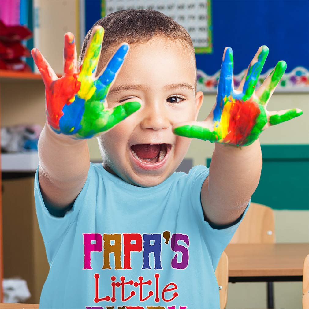 Papa's Little Buddy Toddler T-Shirt - Cute Grandpa & Grandfather Outfit for Boys & Girls | Perfect for Family Photos, Grandparents Day & Special Occasions