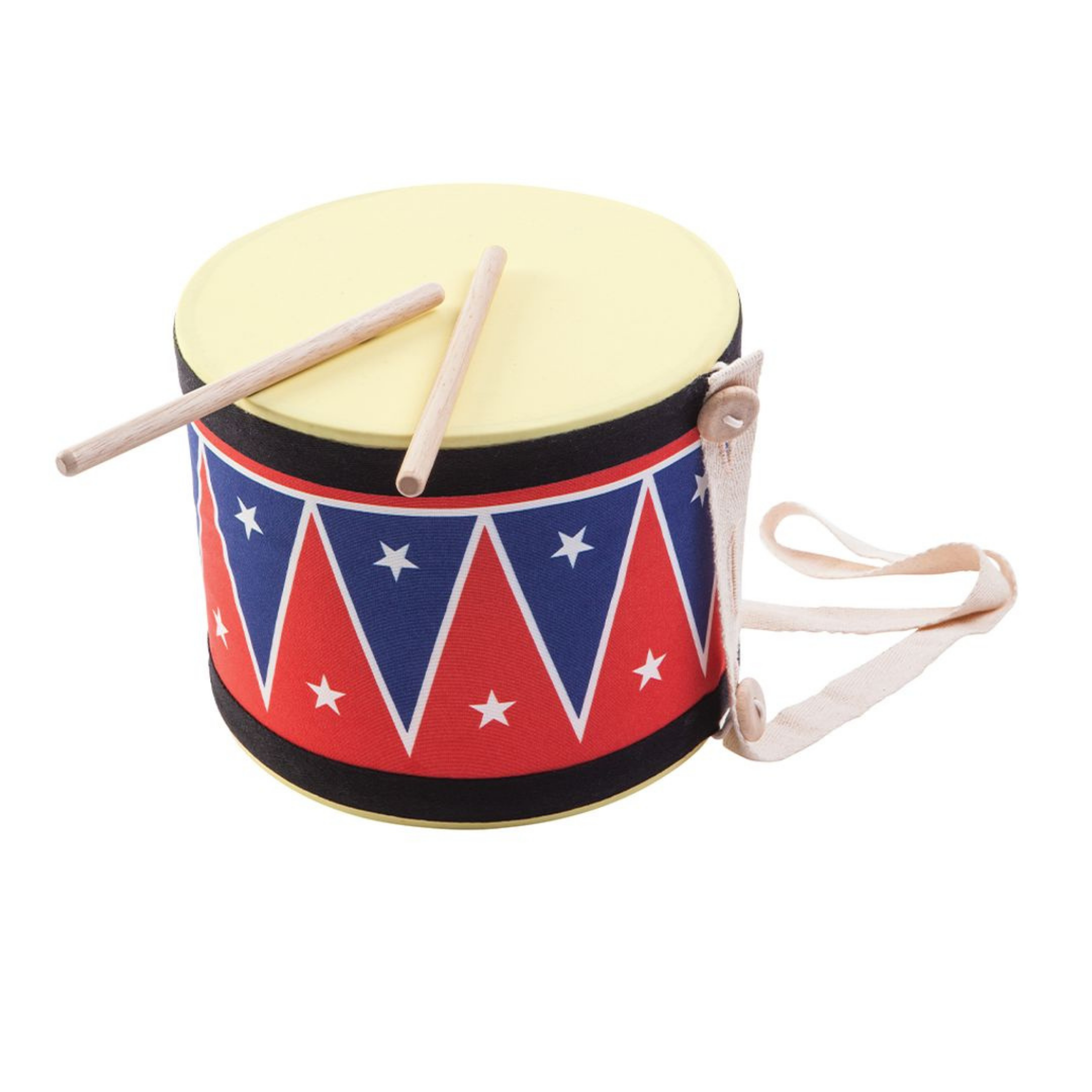 Big Drum II - Musical Toy for Kids, Toddler Percussion Instrument with Sticks - Perfect for Playtime, Birthday Gifts & Early Childhood Music Education
