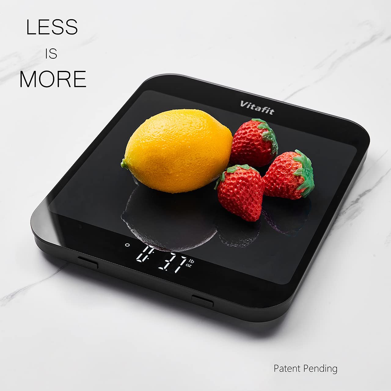Vitafit Digital Bathroom Scale & 33lb Kitchen Scale - Accurate Body Weight & Food Measurement for Home, Gym, and Cooking - Perfect for Health Tracking & Meal Prep