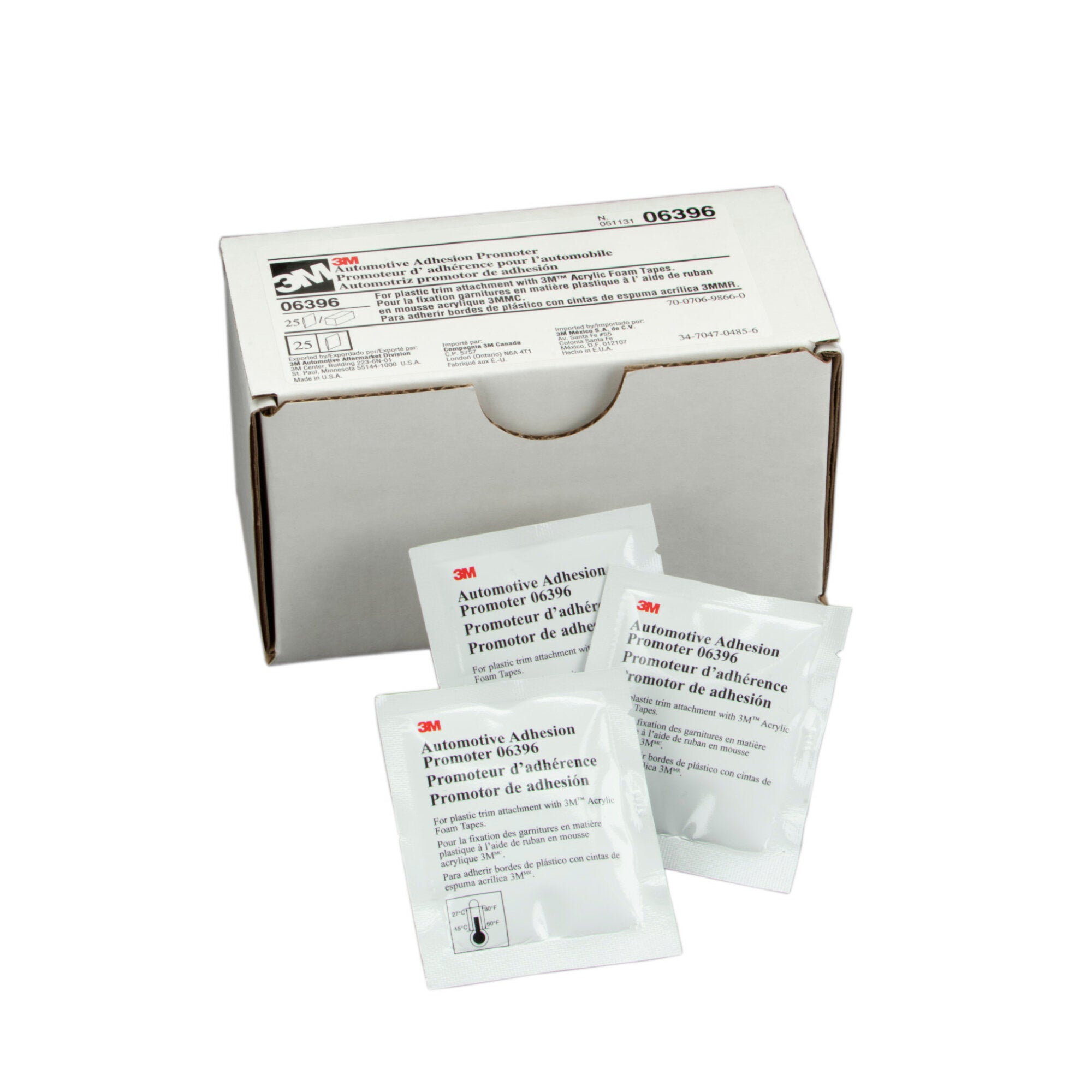 3M Automotive Adhesion Promoter 06396 - 2.5cc Sponge Applicator for Car Body Repairs & Trim Installation - Perfect for Auto Body Shops & DIY Enthusiasts