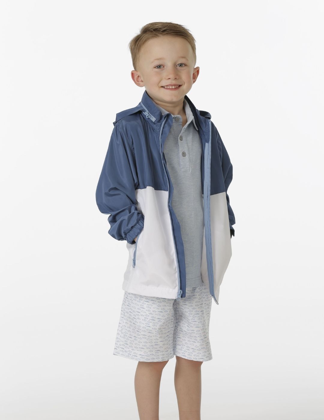 Waterproof Jacket for Toddler Boys - Lightweight Raincoat for Outdoor Play, Park, and School - Bobby Kids' Windbreaker Coat