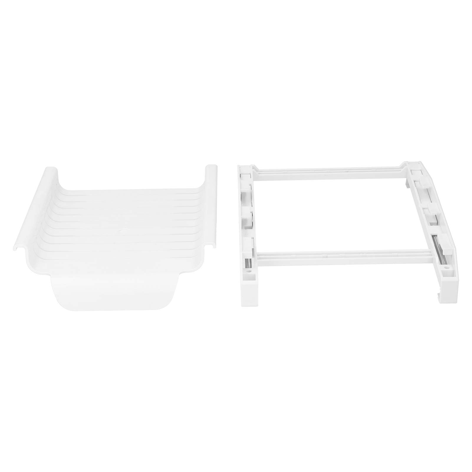 Refrigerator Food Organizer - Pull Out Drawer Shelf for Kitchen Storage | White Fridge Organizer for Fruits, Vegetables & Snacks | Space-Saving Refrigerator Storage Solution for Home & Office