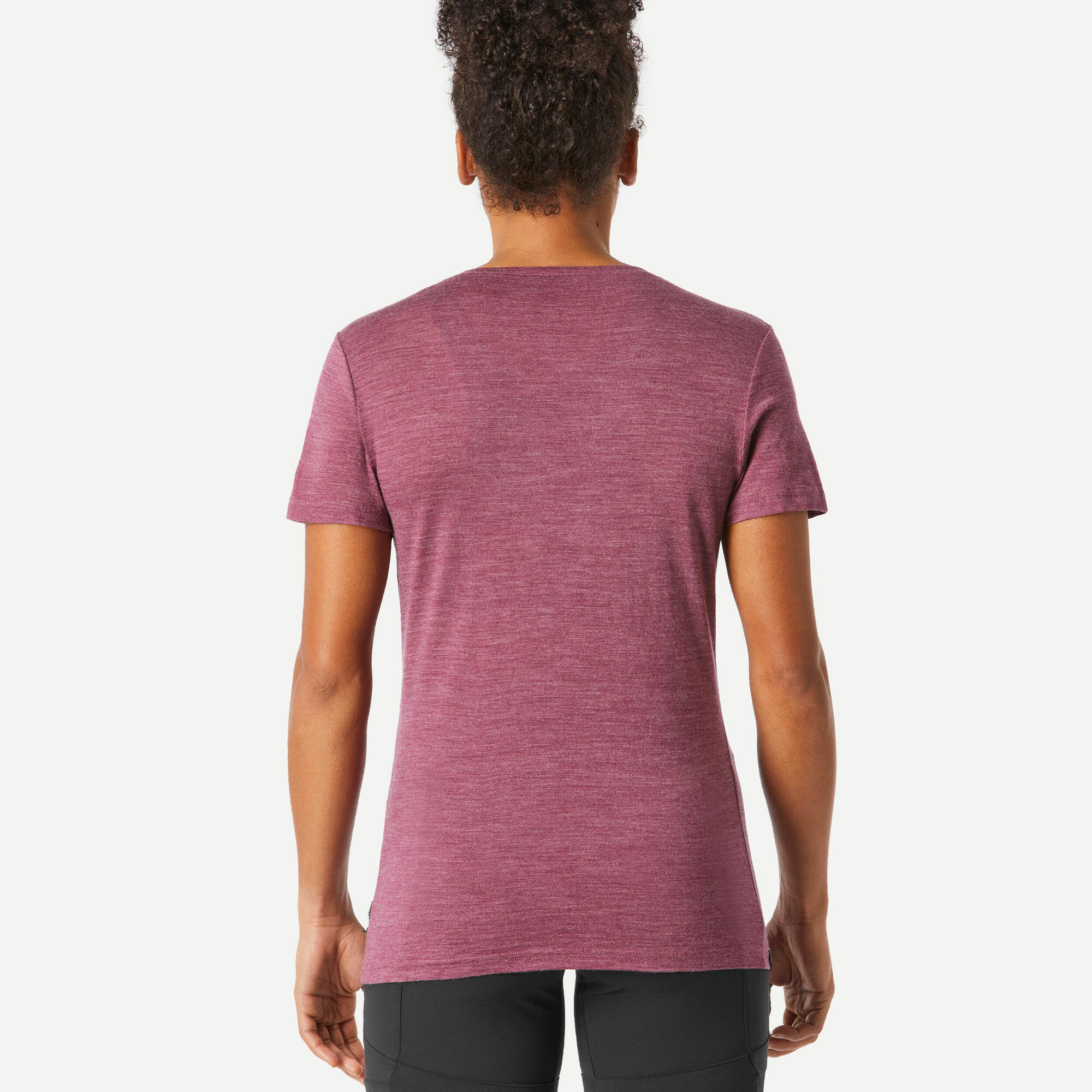Simond Women's Travel 500 Merino Wool T-Shirt - Lightweight Breathable Base Layer for Hiking, Camping & Outdoor Adventures