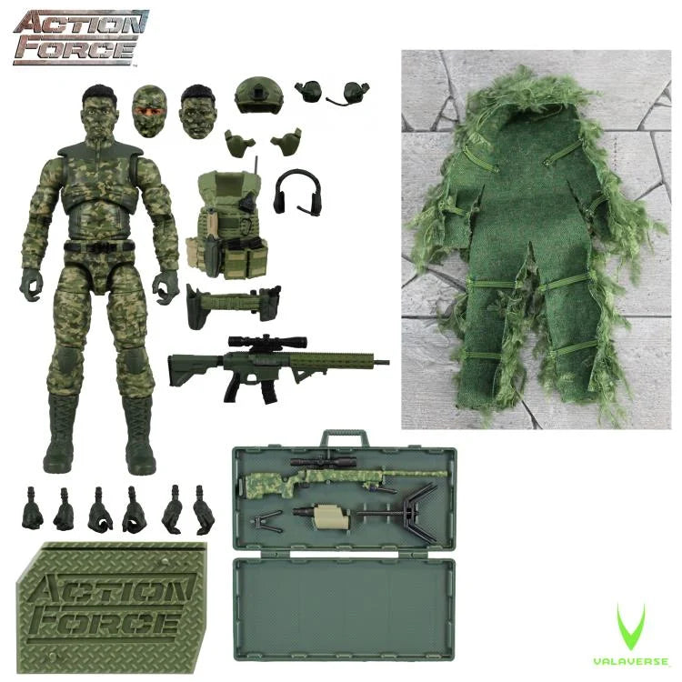 Action Force Series 4: Blowback Deluxe Sniper Figure - Military Action Figure for Collectors & Outdoor Adventure Play