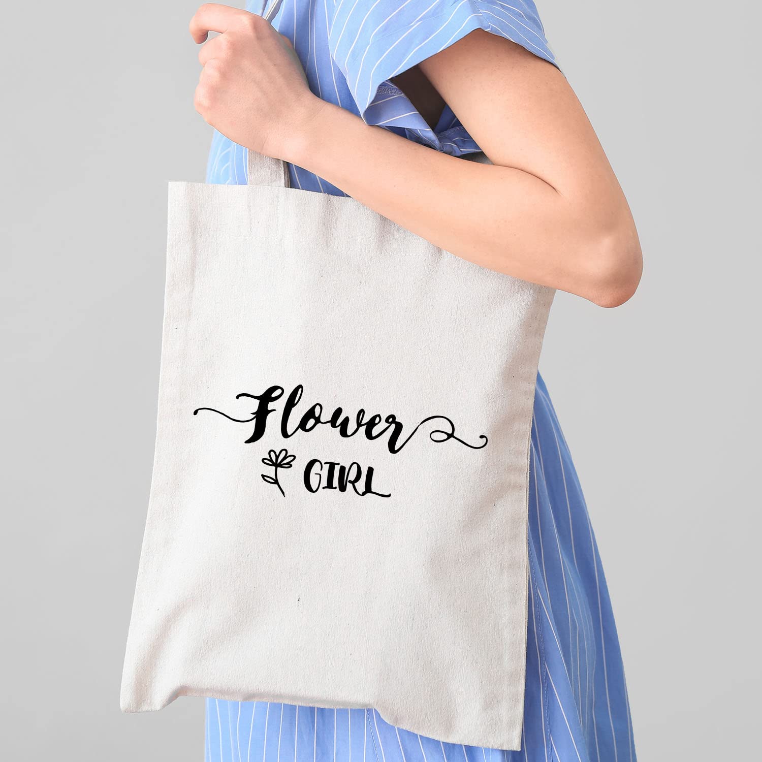 Personalized Bride Tote Bag - Custom Wedding Bachelorette Party Gift for Bridesmaids, Cute Canvas Bridal Shower Bag - Perfect for Wedding Prep, Bachelorette Parties & Bridesmaid Gifts