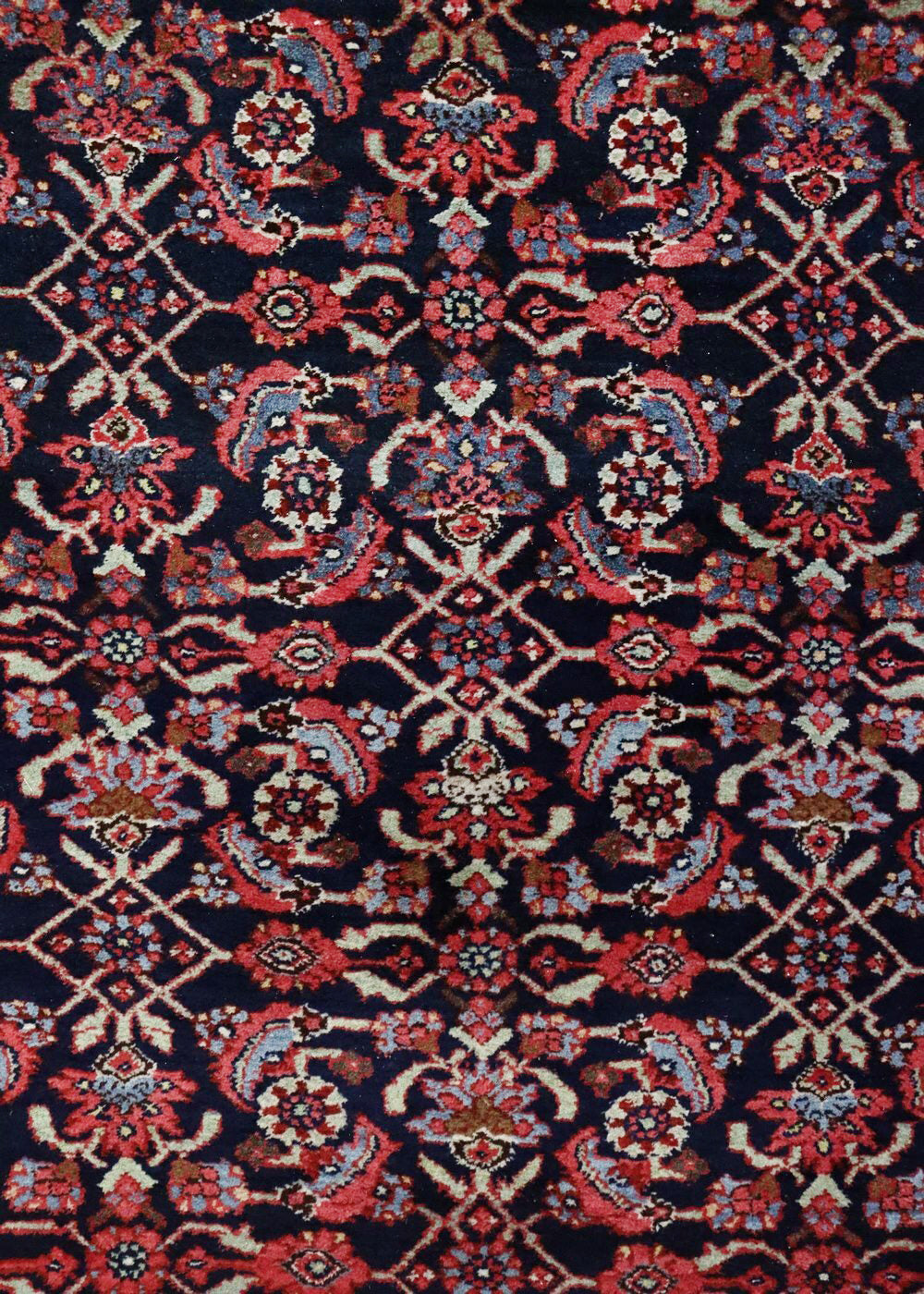 Handwoven Antique Bijar Tribal Rug - Traditional Persian Carpet for Home Decor, Living Room, Bedroom - J68064