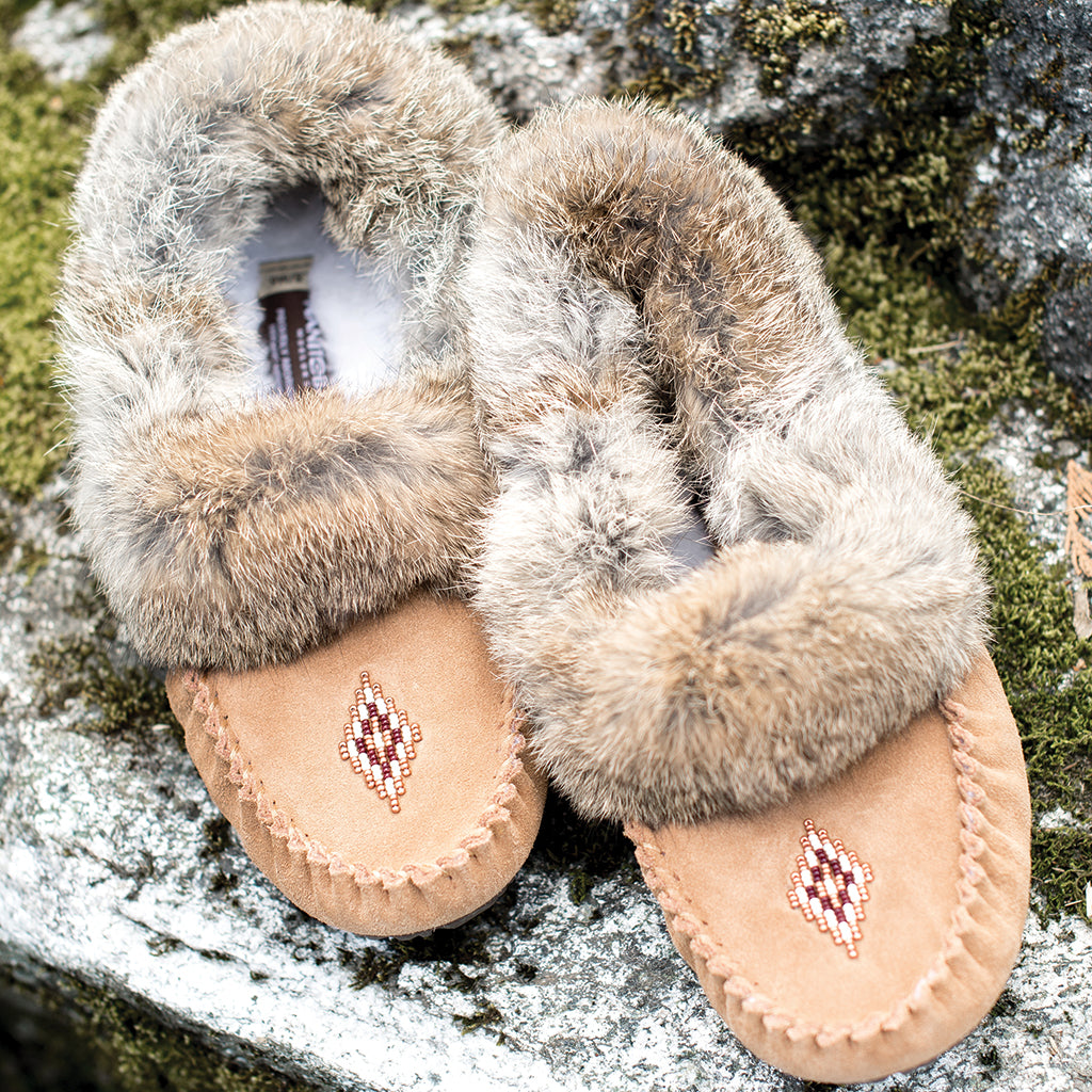 Women's Manitobah Suede Moccasin Slippers - Soft Genuine Suede Indoor/Outdoor House Shoes for Comfort & Style - Perfect for Home, Lounge & Casual Wear
