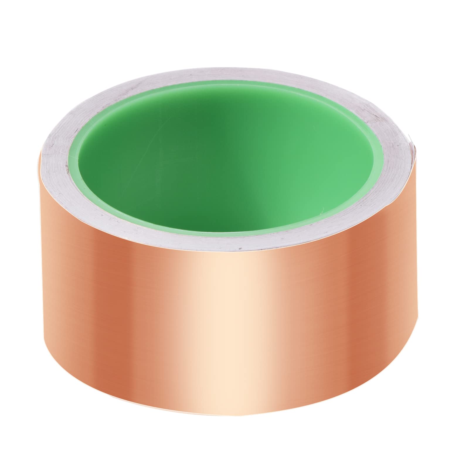2 Inch Copper Tape, 33 FT Double-Sided Conductive Adhesive Copper Foil Tape for Stained Glass, Guitar Repair, DIY Crafts, Electrical Repairs & EMI Shielding - Perfect for Art Projects, Soldering Work & Circuit Board Fixes