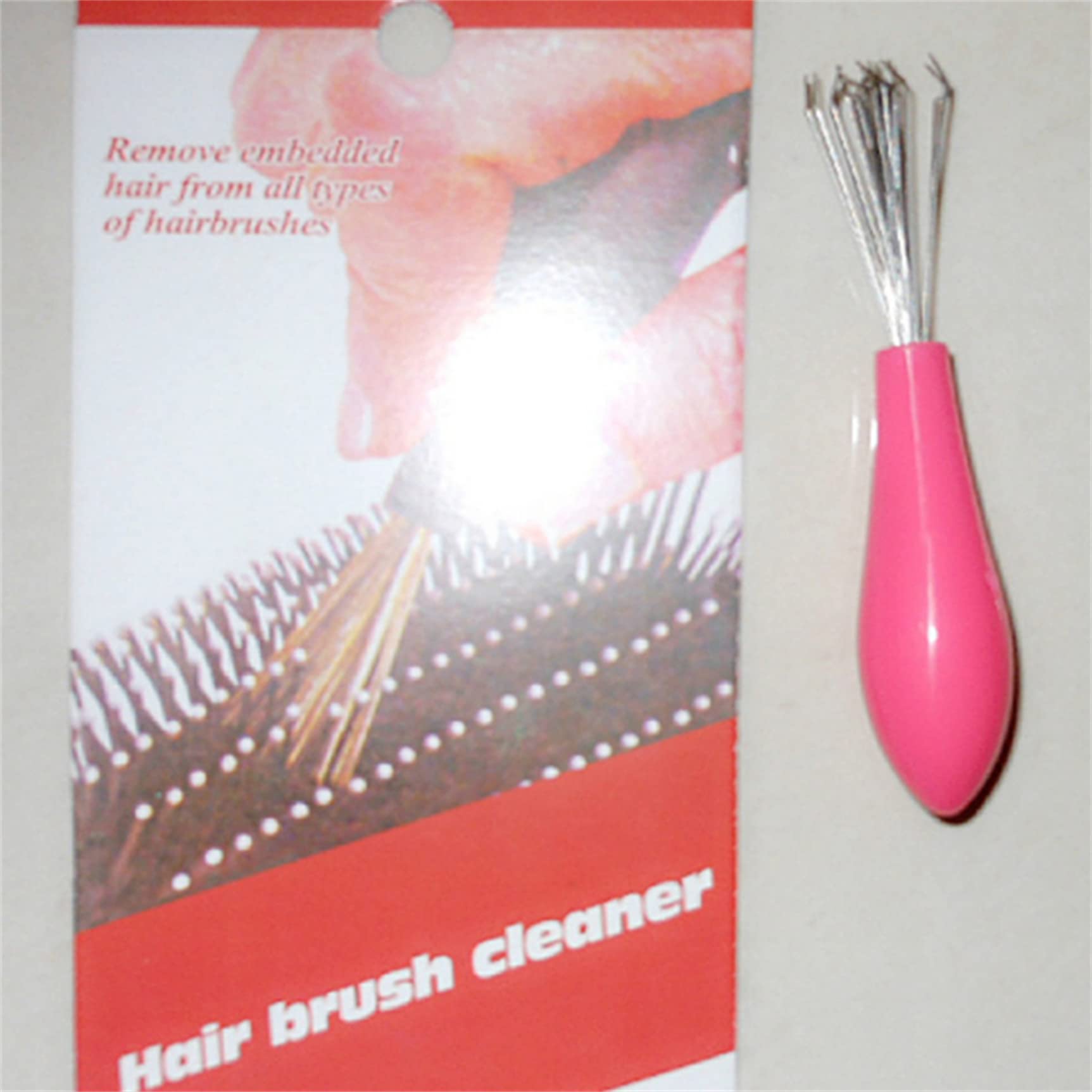Durable Hair Brush Cleaner Tool - Detangling Comb for Curly Hair, Embedded Hair Remover & Claw Brush Cleaning Tool for Home Use | Perfect for Salon, Bathroom & Travel Hair Care