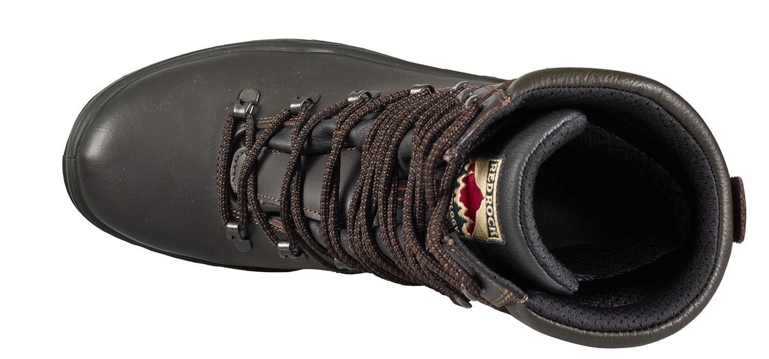 RED ROCK Sympatex Brown Waterproof Hiking Boots - Lightweight Amphibious Outdoor Shoes for Men & Women - Perfect for Camping, Fishing, and Wet Weather Adventures