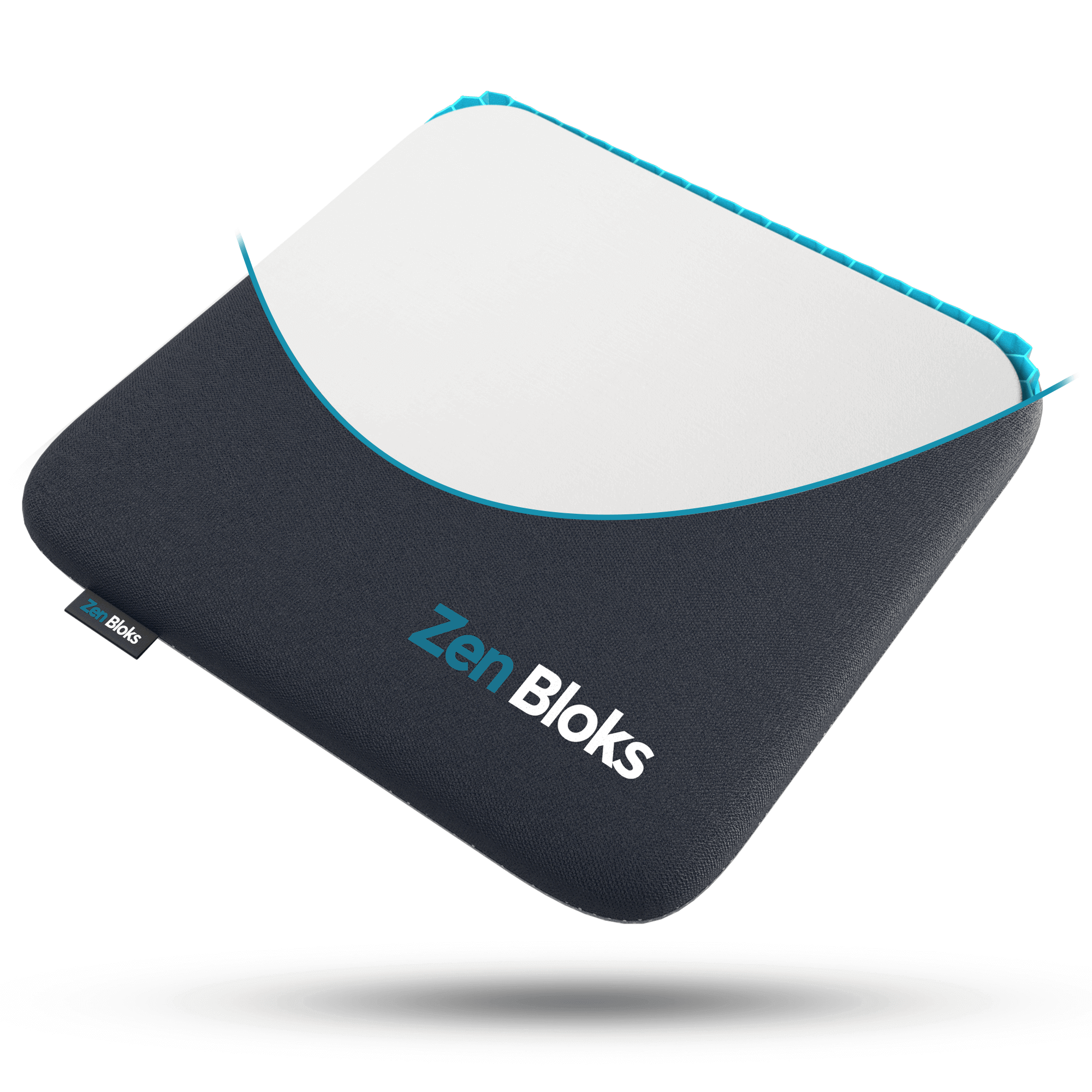 ZenBloks XL Gel Seat Cushion for Pressure Relief – Orthopedic Comfort for Office Chair, Car Seat & Wheelchair – Perfect for Long Sitting, Driving & Back Pain Relief