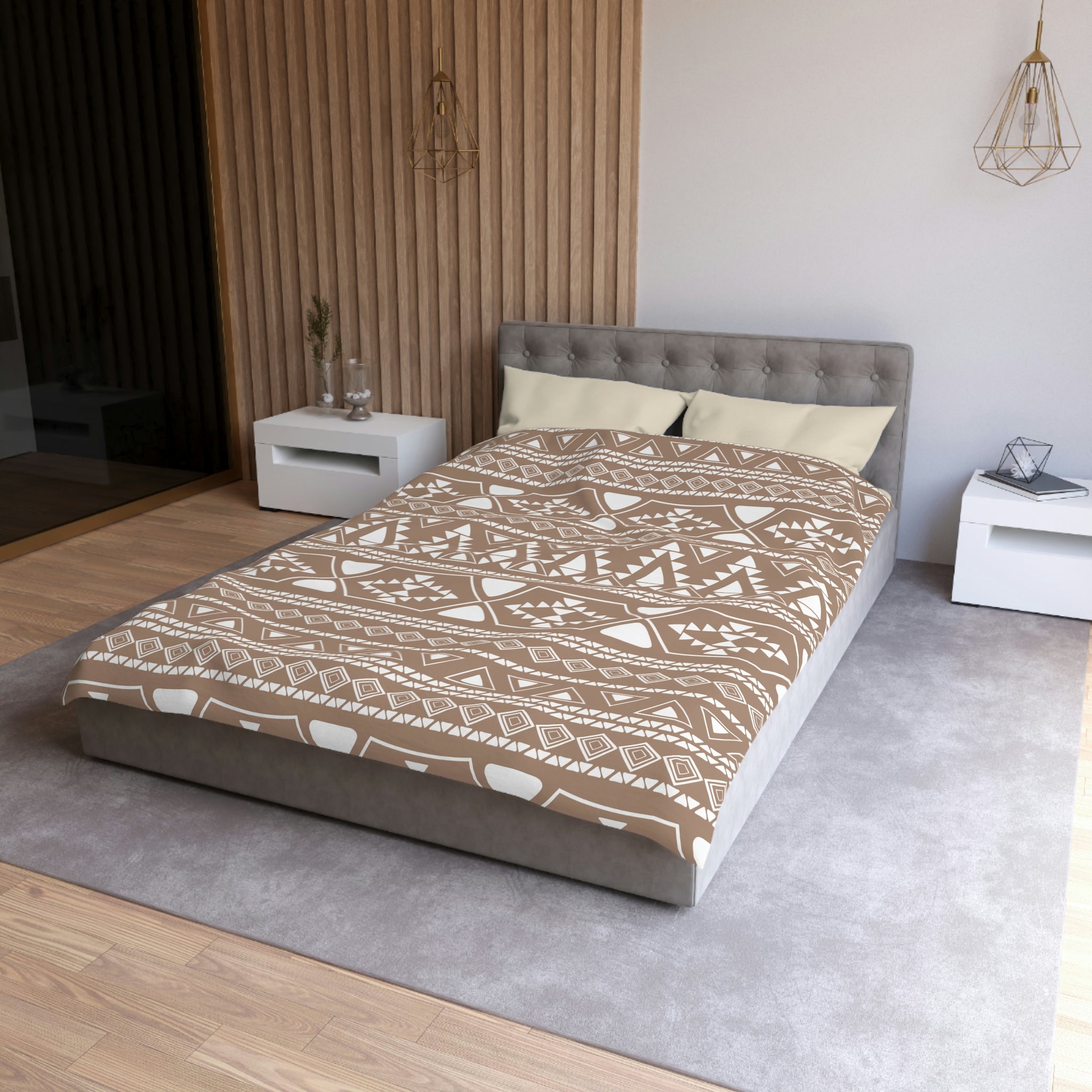 Southwestern Desert Sand Duvet Cover - Soft Microfiber Polyester Comforter Cover Set for Bedroom - Perfect for Boho & Western Style Home Decor