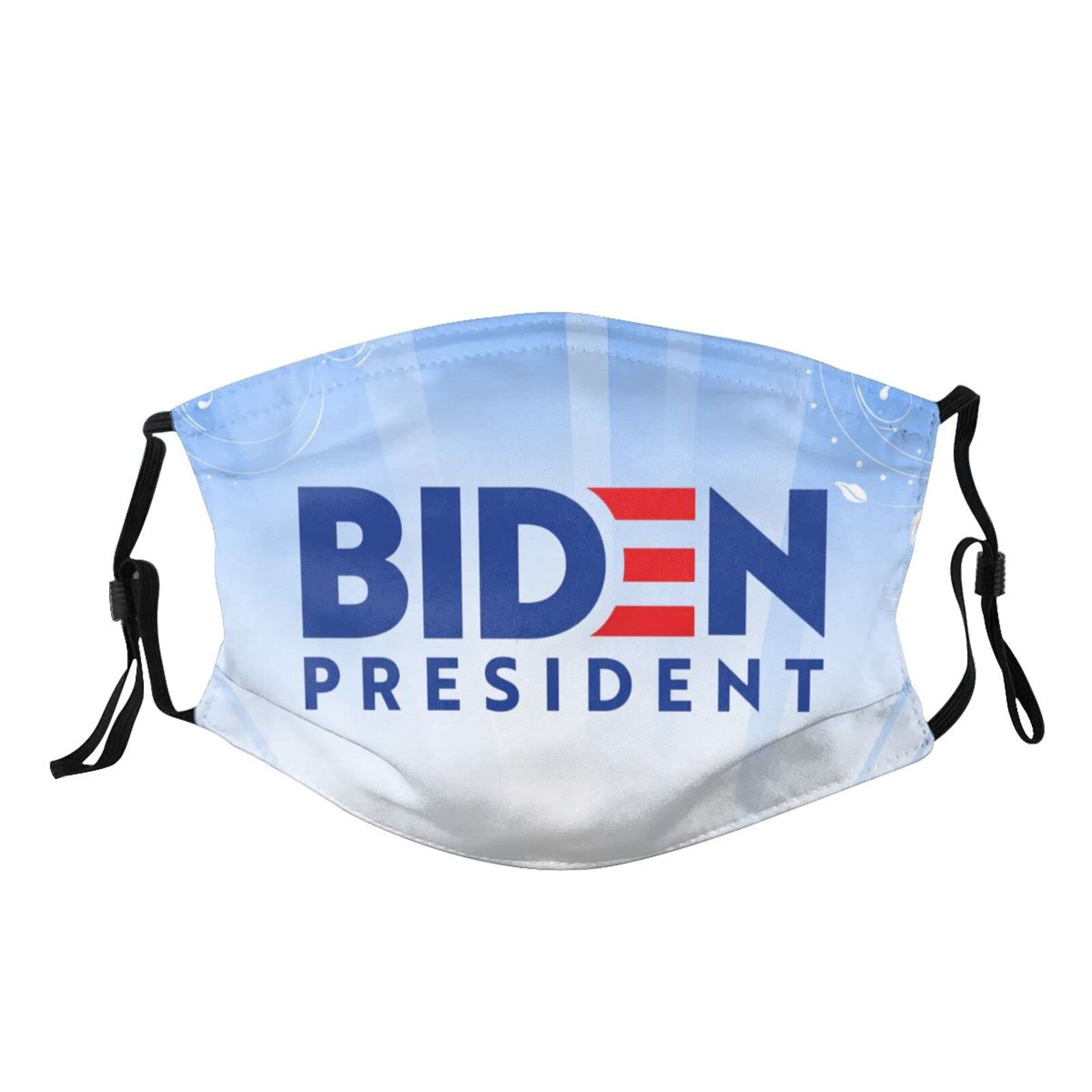 Biden Face Mask Reusable with Filters - Anti Dust Protection for Adults (Black) - Perfect for Daily Wear & Events