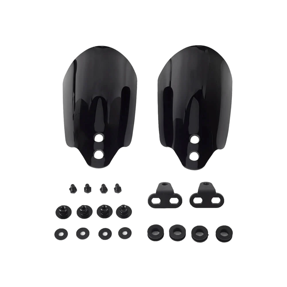 Eagle Lights Club Style Hand Guards for Harley-Davidson 2014-2023 Electra Glide, Freewheeler, Road Glide & Road King - Durable Motorcycle Wind Protection for Long Rides & Highway Cruising