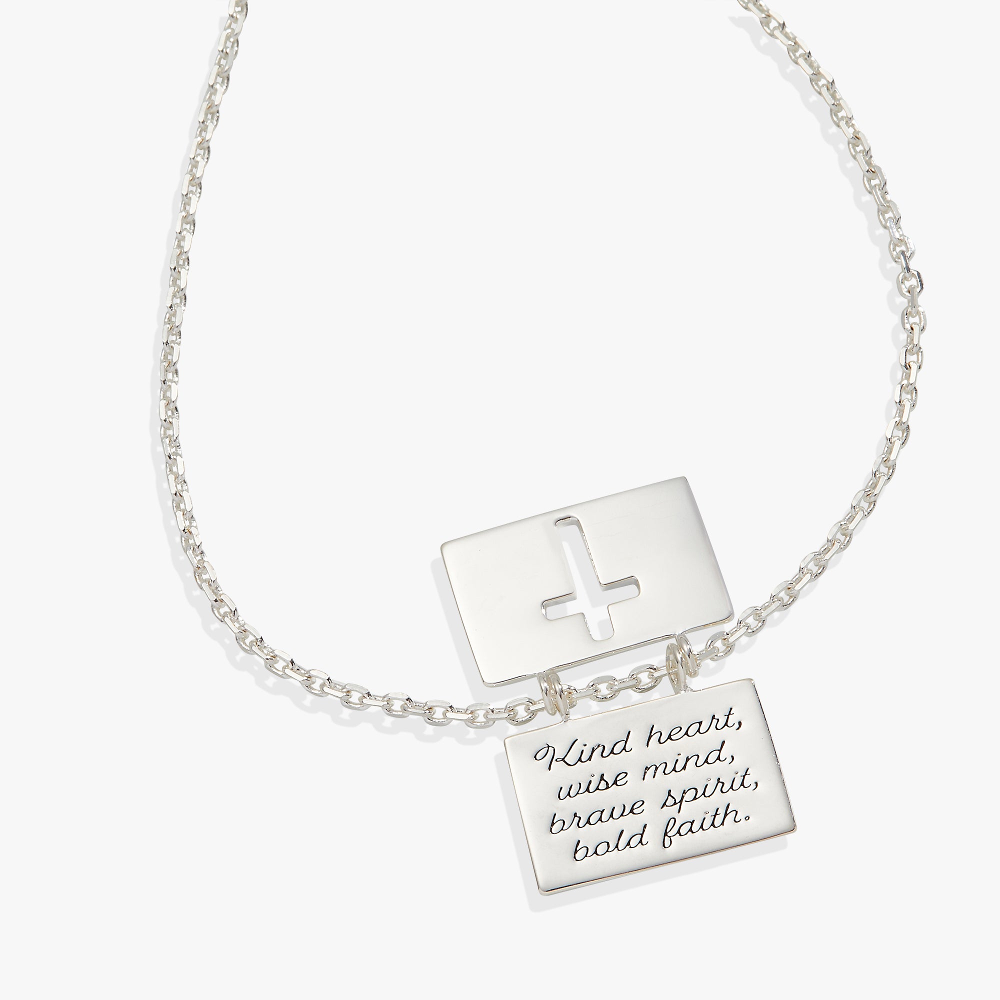 Hidden Message Cross Affirmation Necklace - Inspirational Jewelry for Women, Christian Gifts, Personalized Faith Pendant - Perfect for Daily Wear, Church, Prayer & Special Occasions
