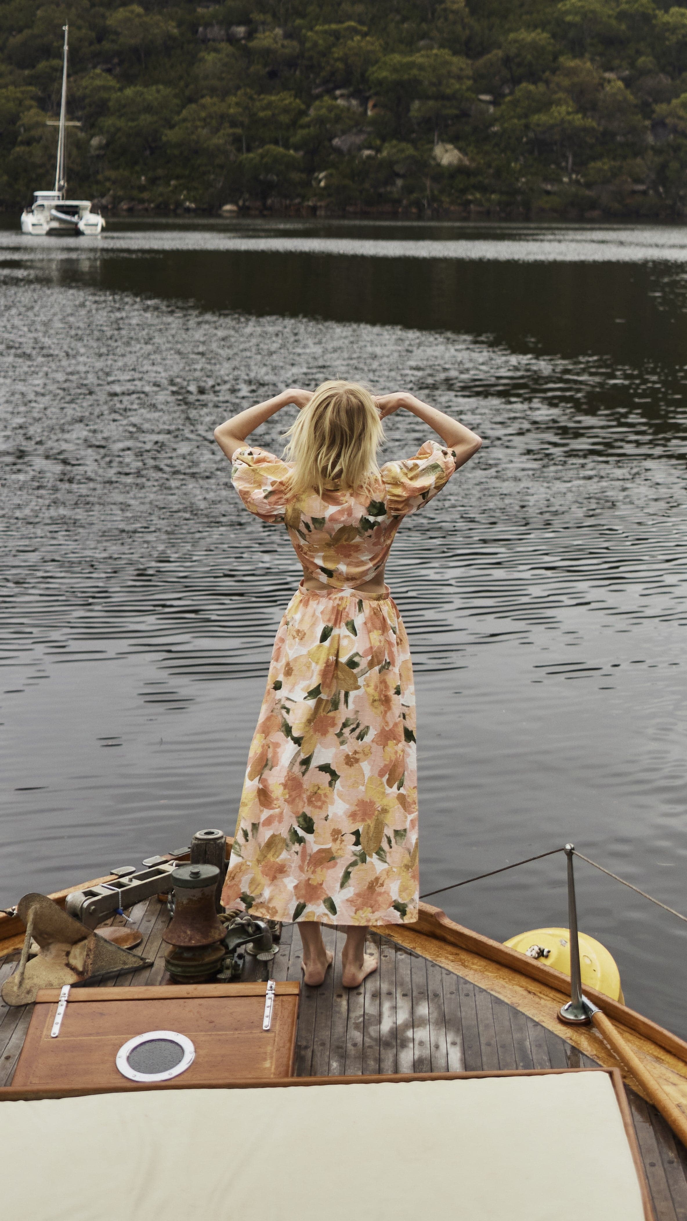Kylo Midi Dress - Floral Print Summer Dress for Women | Mallorca Style | Perfect for Beach Vacation, Date Night & Casual Outings