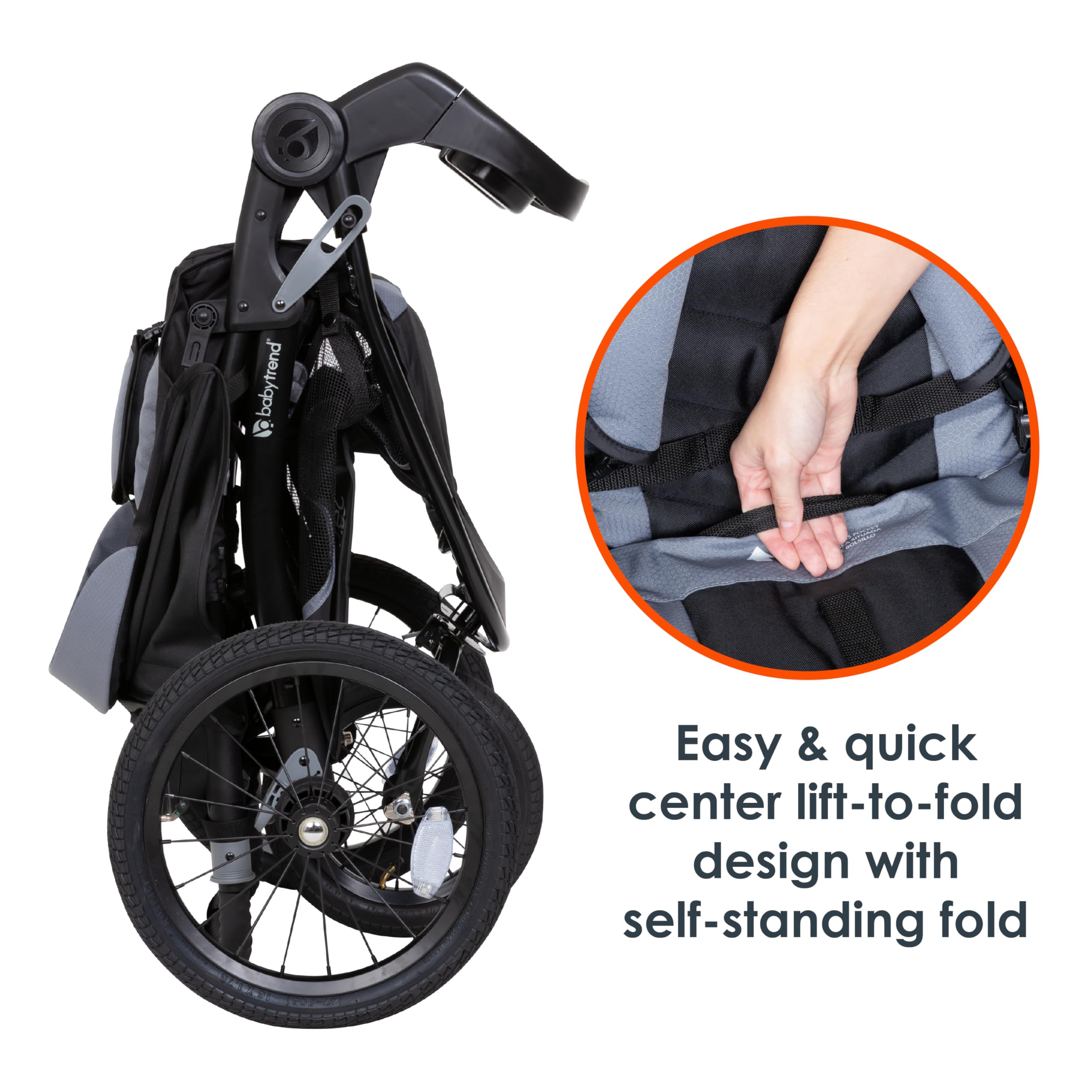 Baby Trend Expedition® Race Tec™ Plus Jogger Stroller - Ultra Lightweight All-Terrain Baby Stroller for Running, Hiking & Everyday Use