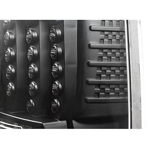 Black LED Tail Brake Lights Compatible with 2007-2014 Chevy Suburban Tahoe & 2007-2013 GMC Yukon - High Visibility Rear Lamps for Night Driving & Enhanced Safety